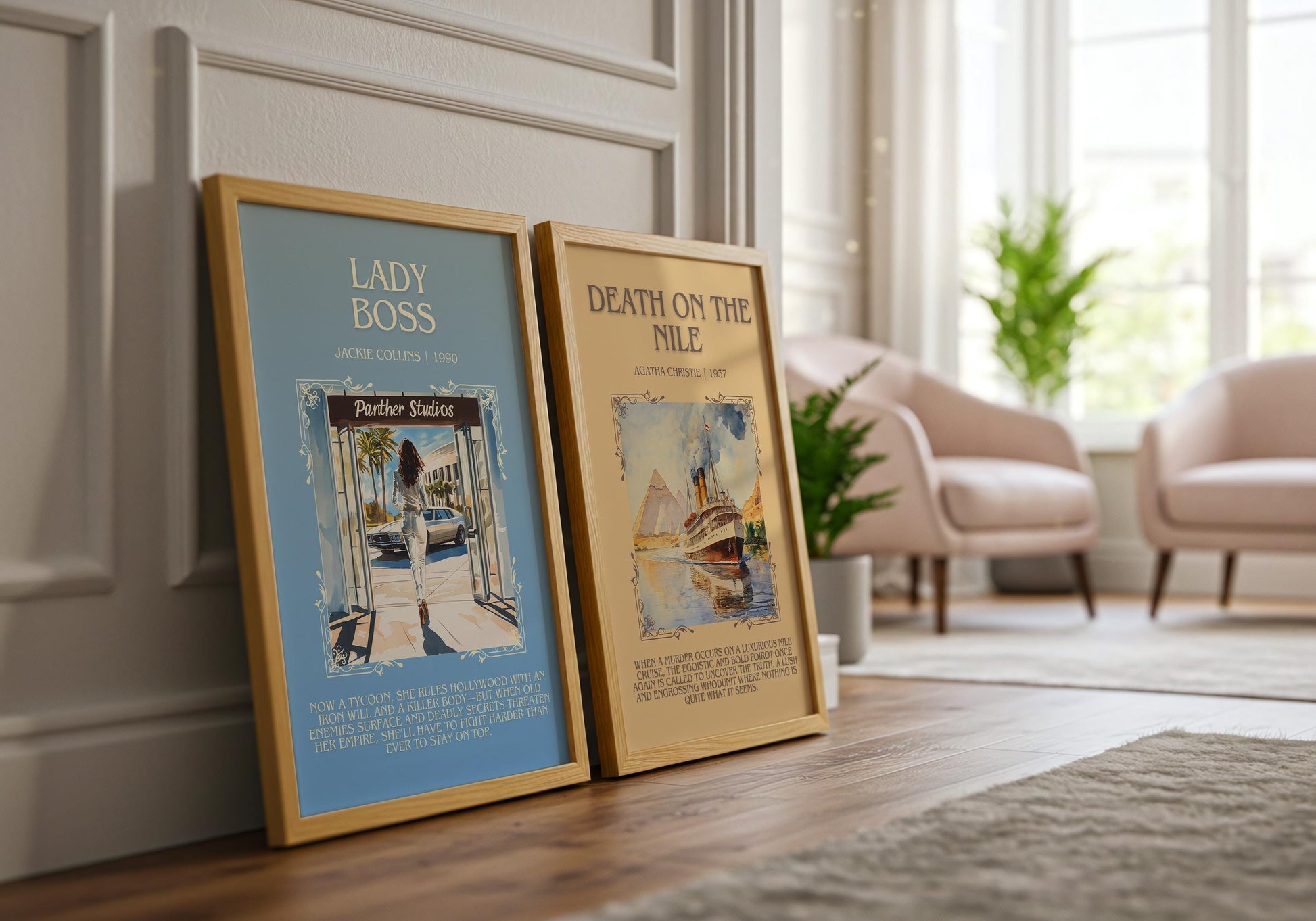 Lady Boss by Jackie Collins | Descriptive Book Poster | Blurby