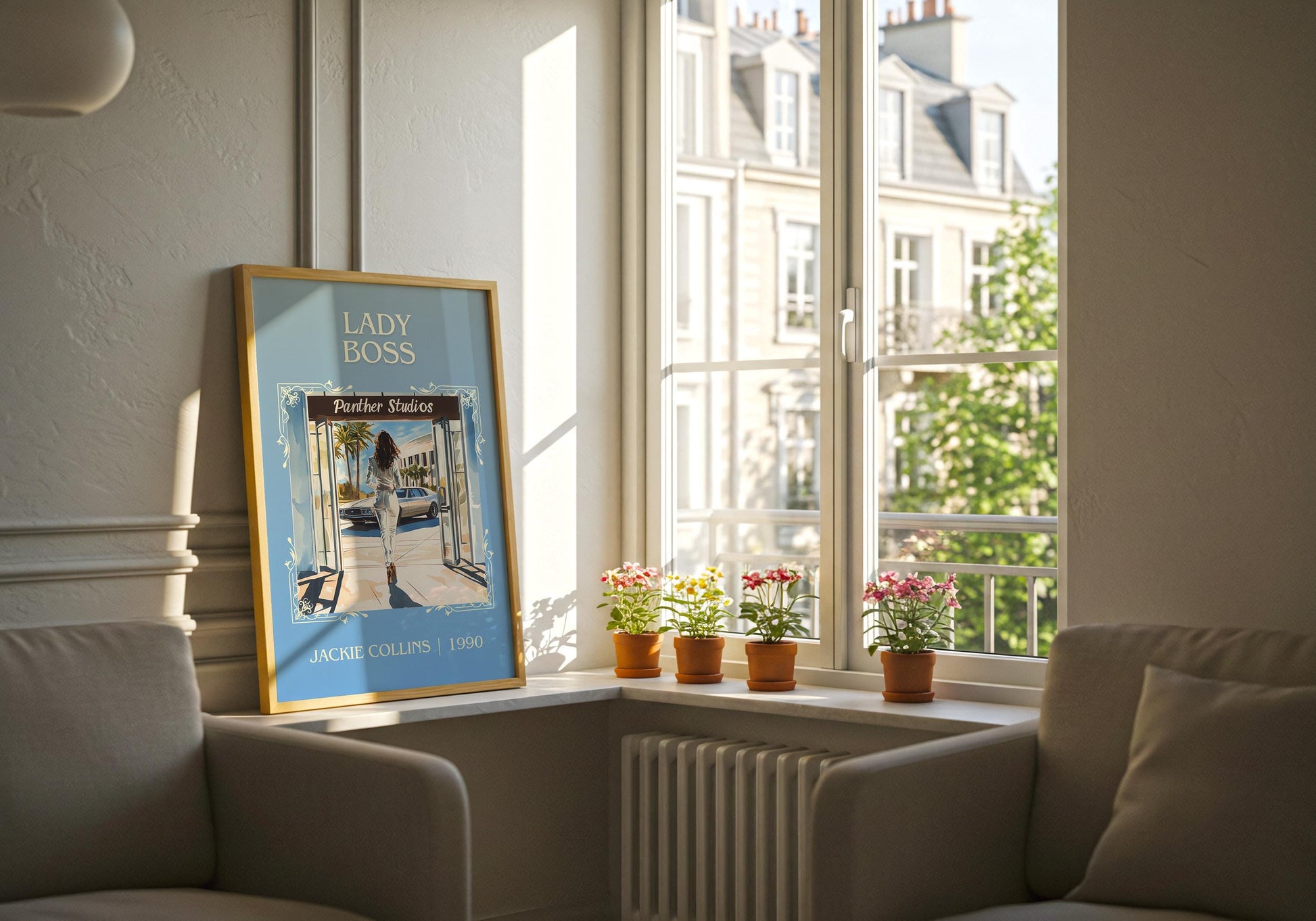 Lady Boss by Jackie Collins | Descriptive Book Poster | Minimalist