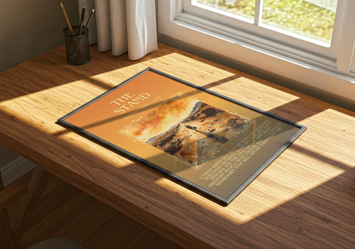 The Stand by Stephen King | Descriptive Book Poster | Blurby