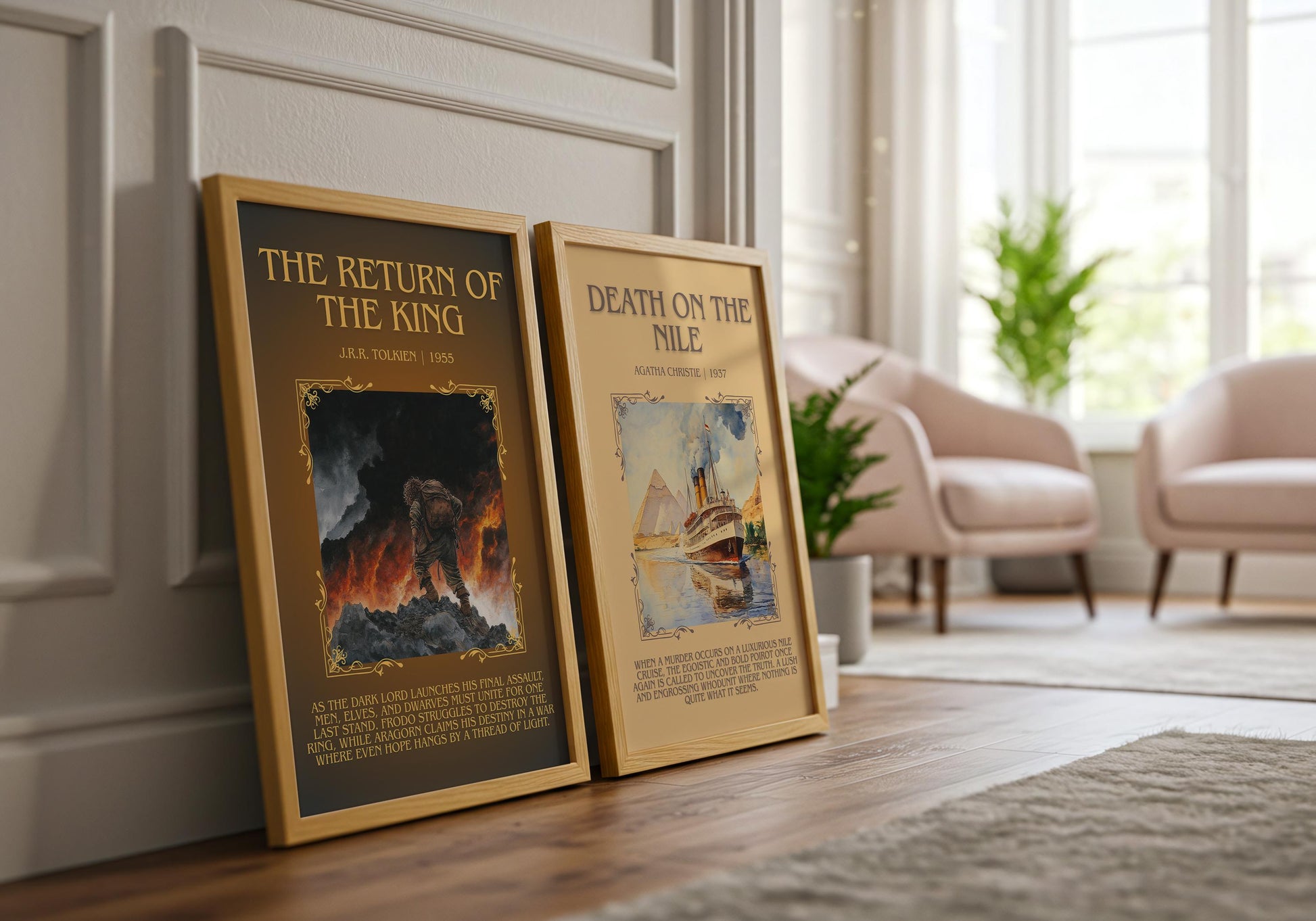 The Return Of The King by J.R.R. Tolkien | Descriptive Book Poster | Blurby