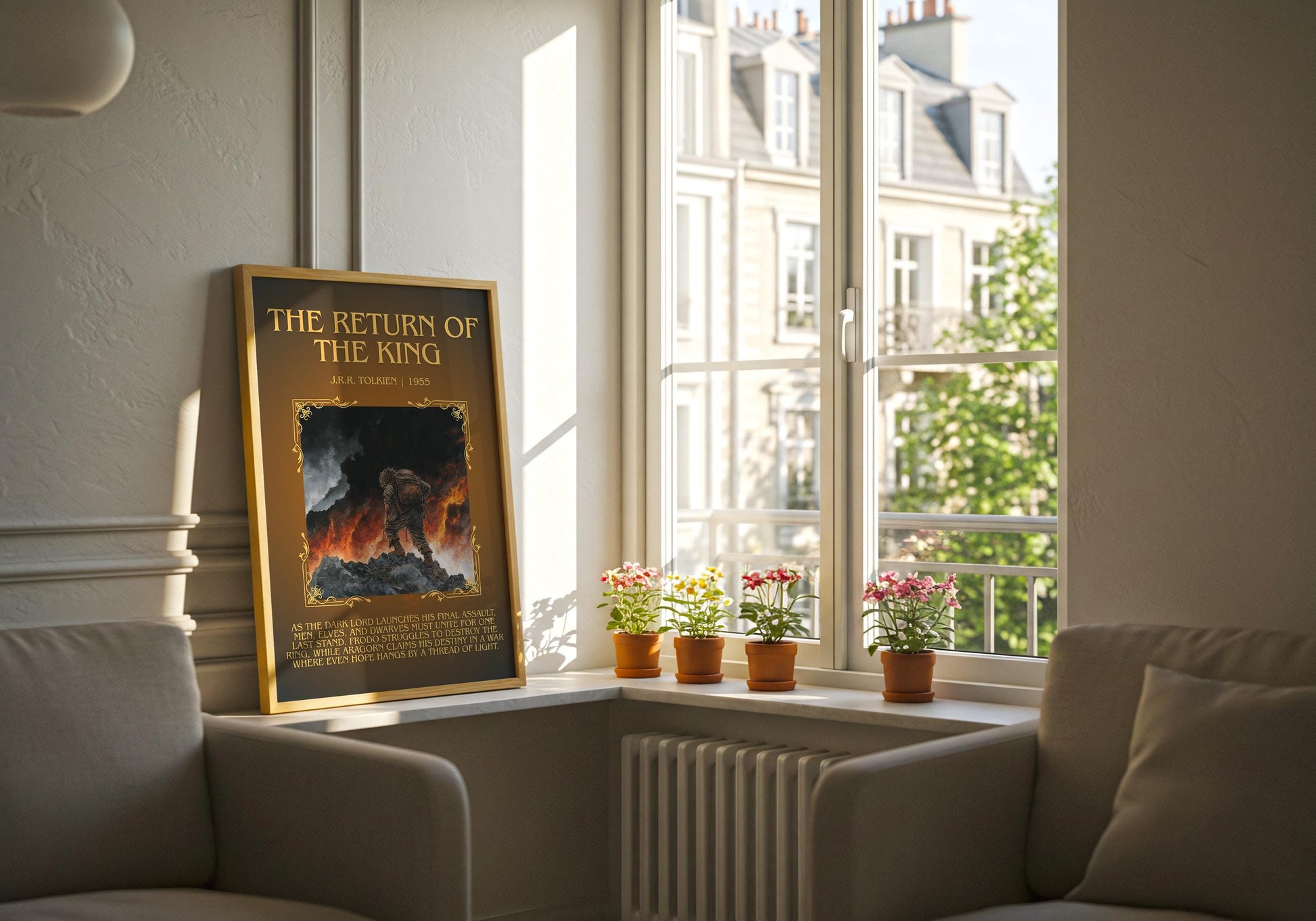 The Return Of The King by J.R.R. Tolkien | Descriptive Book Poster | Blurby