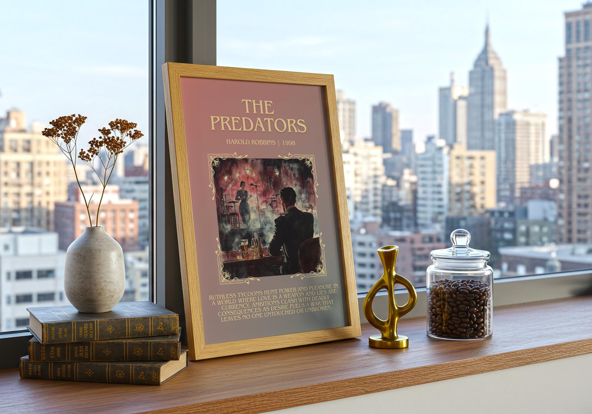 The Predators by Harold Robbins | Descriptive Book Poster | Blurby