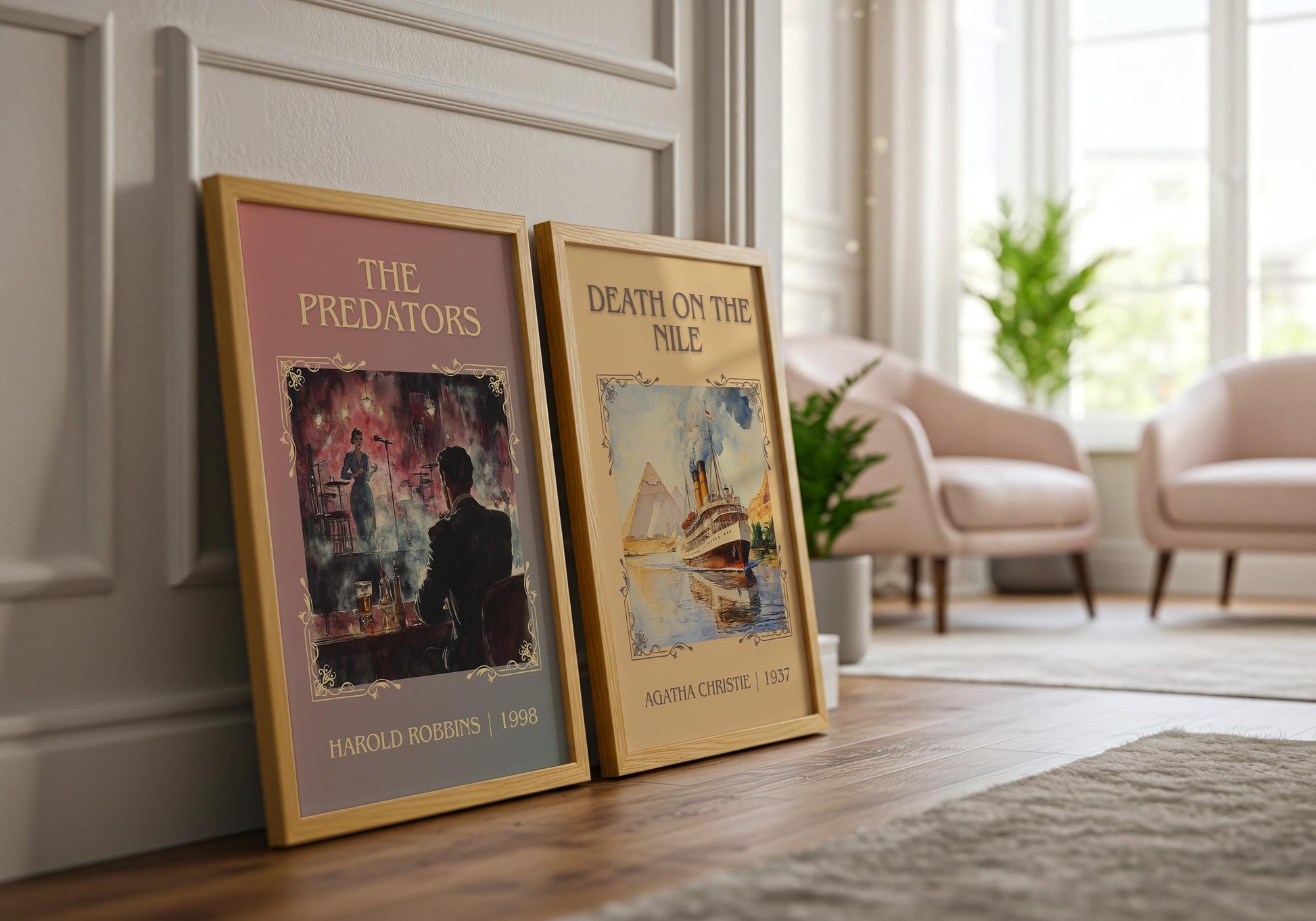 The Predators by Harold Robbins | Descriptive Book Poster | Minimalist