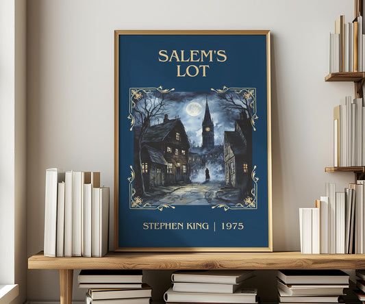 Salem's Lot by Stephen King | Descriptive Book Poster | Minimalist