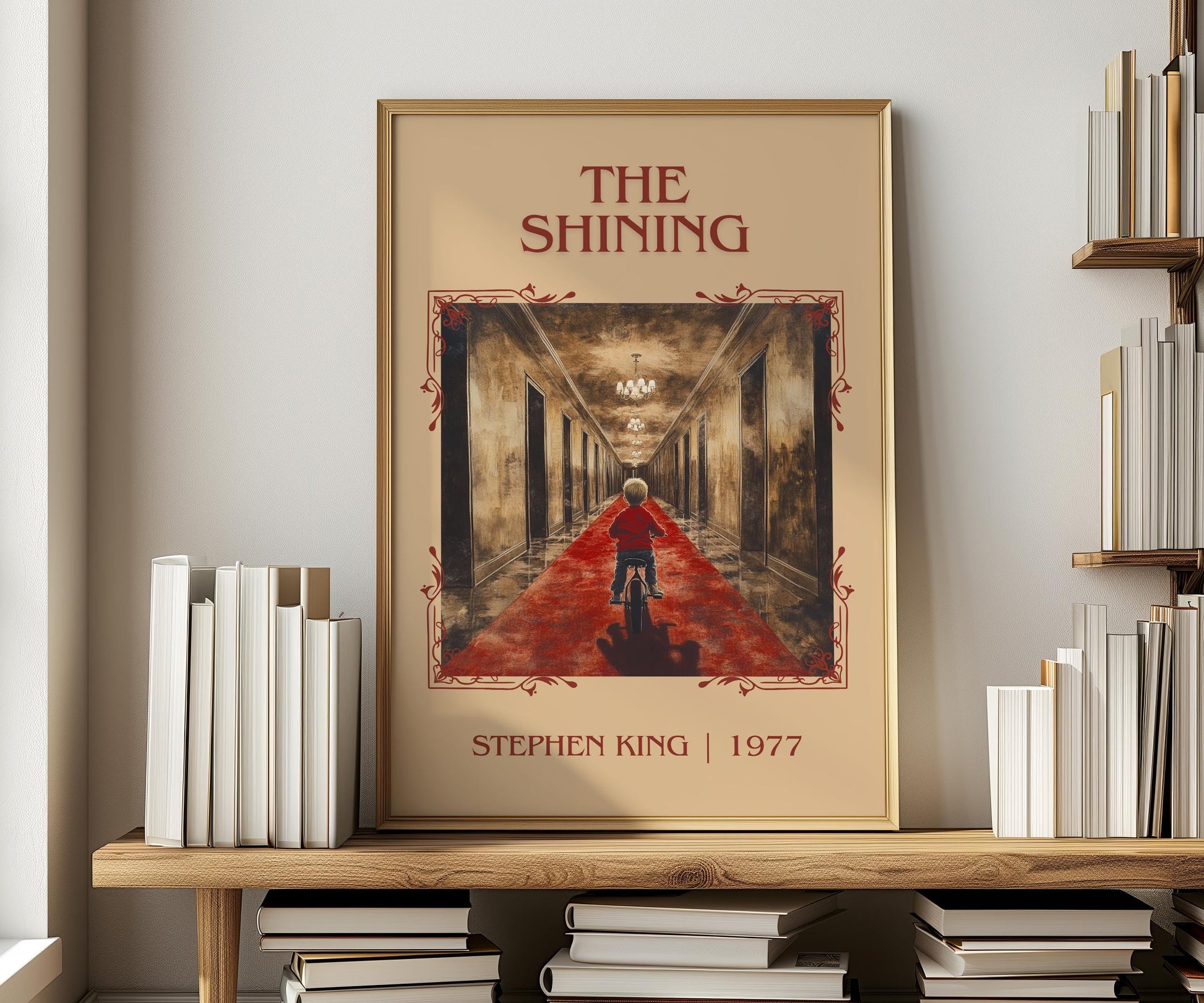 The Shining by Stephen King | Descriptive Book Poster | Minimalist