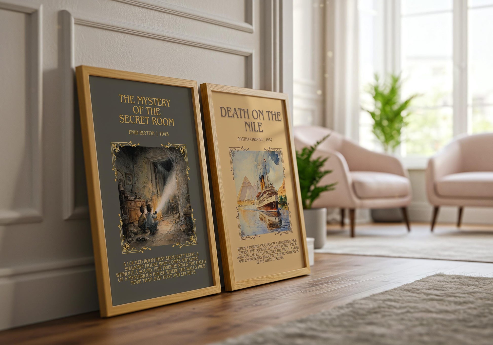 The Mystery Of The Secret Room by Enid Blyton | Descriptive Book Poster | Blurby