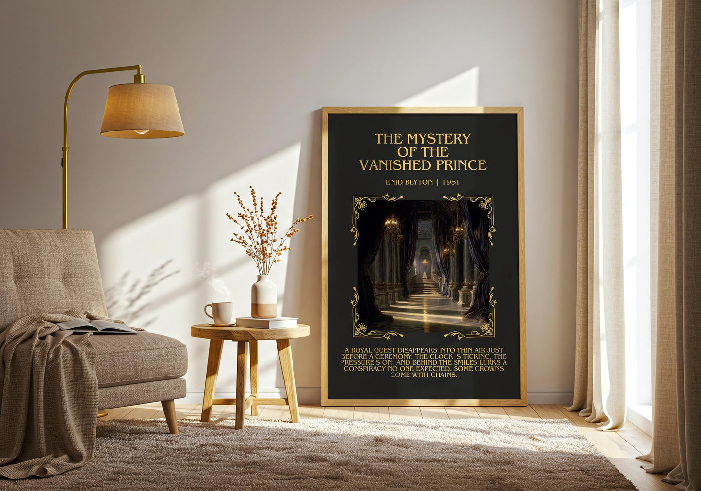 The Mystery Of The Vanished Prince by Enid Blyton | Descriptive Book Poster | Blurby