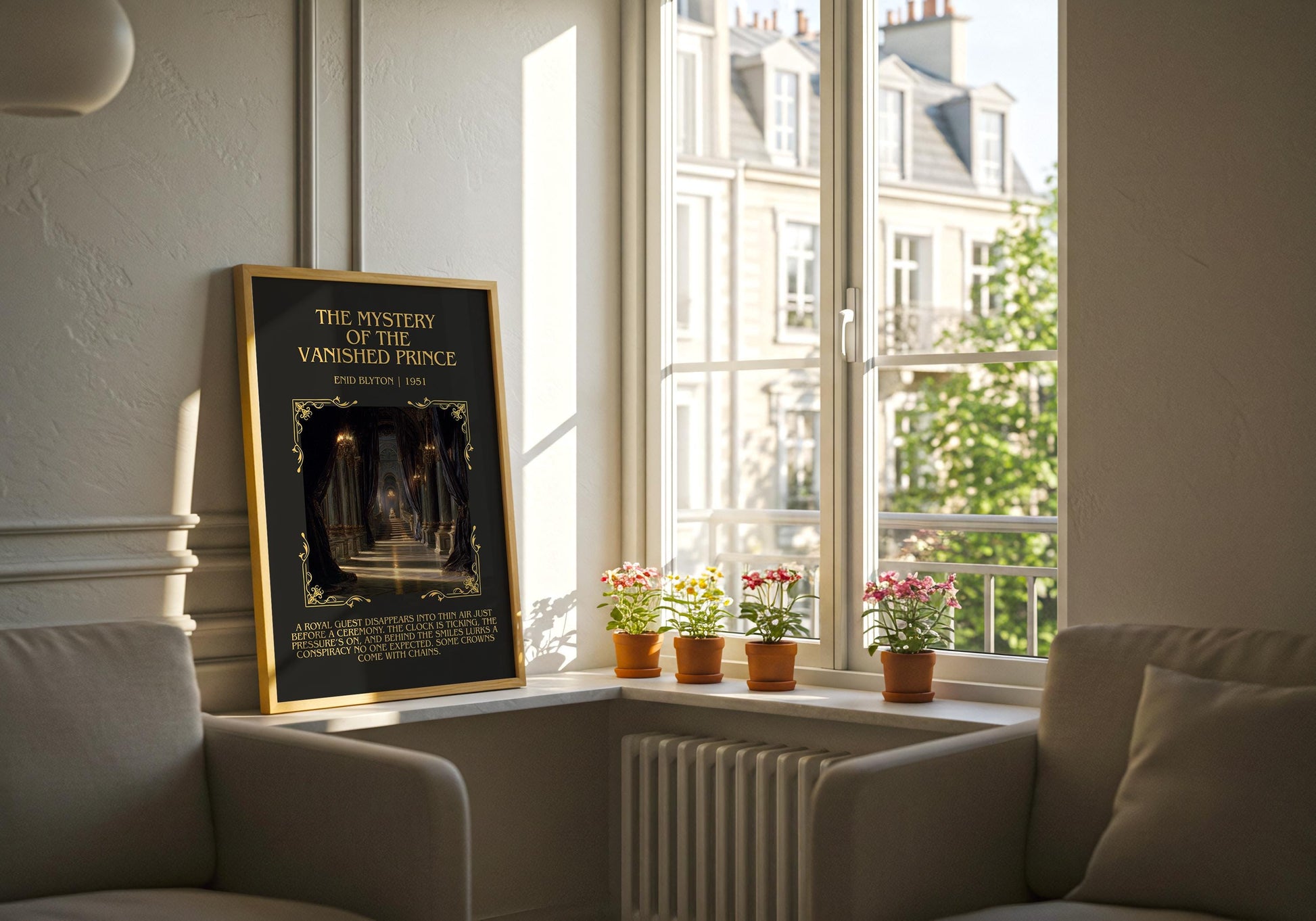 The Mystery Of The Vanished Prince by Enid Blyton | Descriptive Book Poster | Blurby