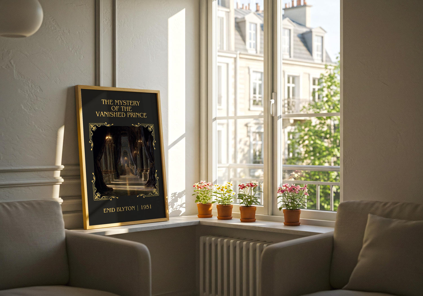 The Mystery Of The Vanished Prince by Enid Blyton | Descriptive Book Poster | Minimalist