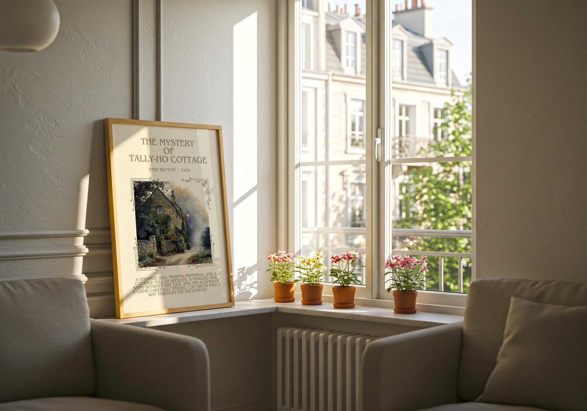 The Mystery Of Tally-Ho Cottage by Enid Blyton | Descriptive Book Poster | Blurby