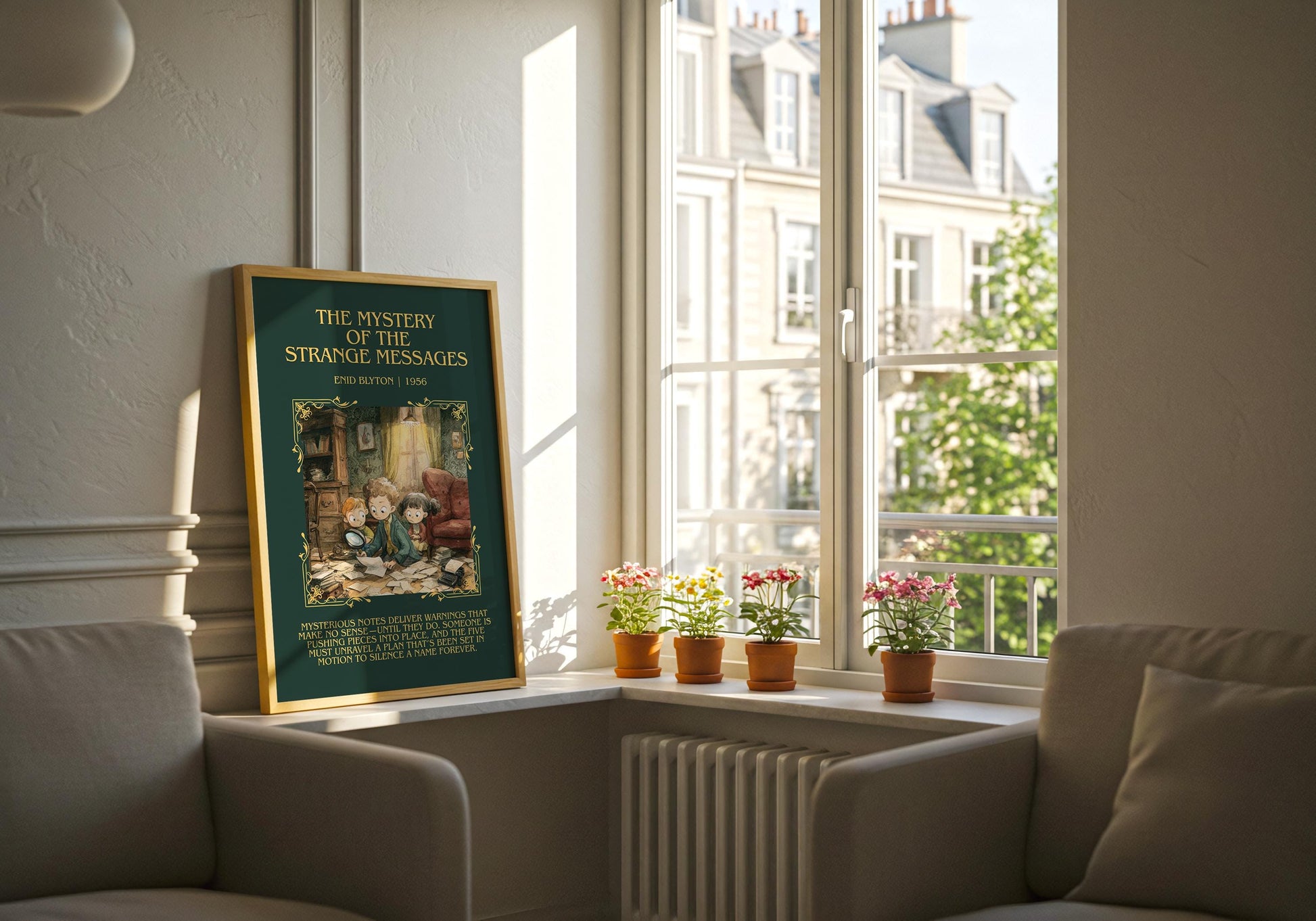 The Mystery Of The Strange Messages by Enid Blyton | Descriptive Book Poster | Blurby