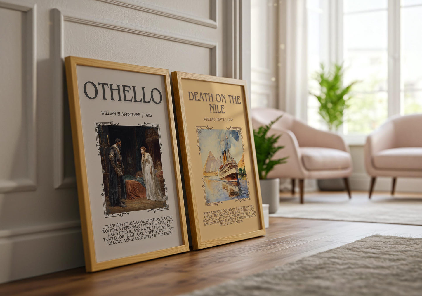 Othello by William Shakespeare | Descriptive Book Poster | Blurby