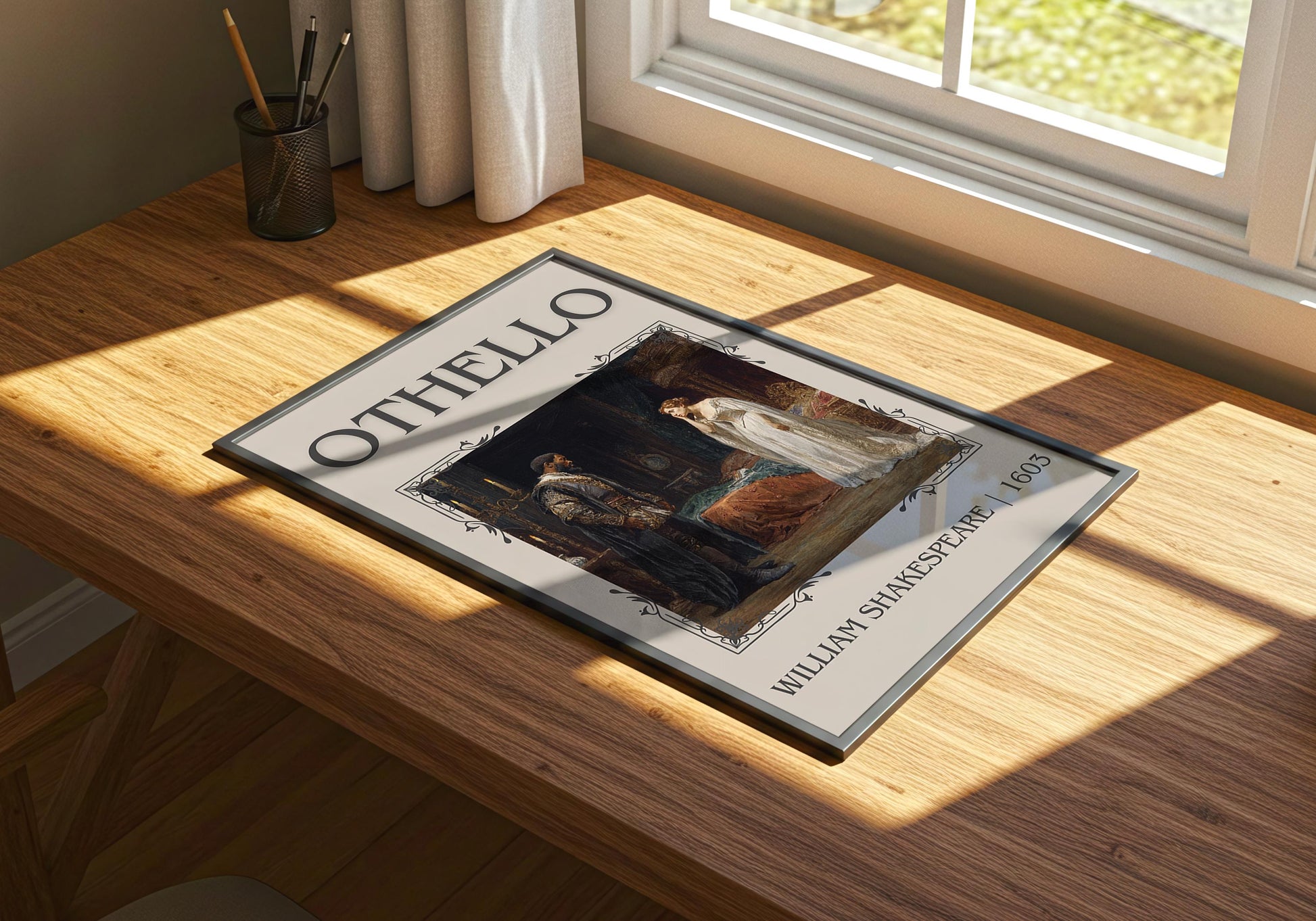 Othello by William Shakespeare | Descriptive Book Poster | Minimalist