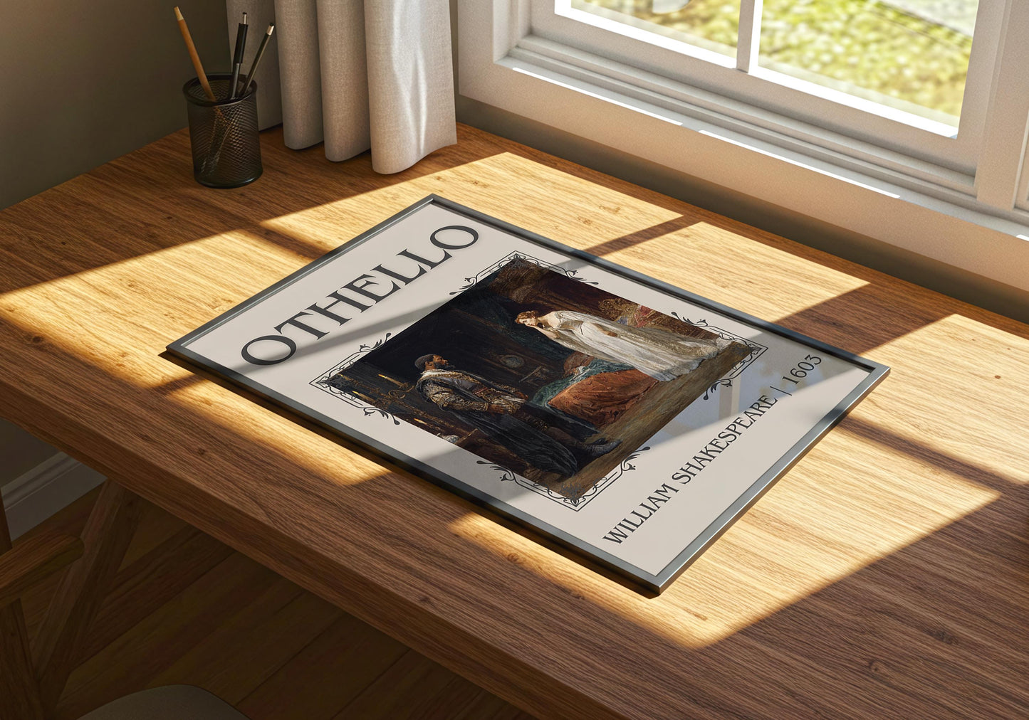 Othello by William Shakespeare | Descriptive Book Poster | Minimalist