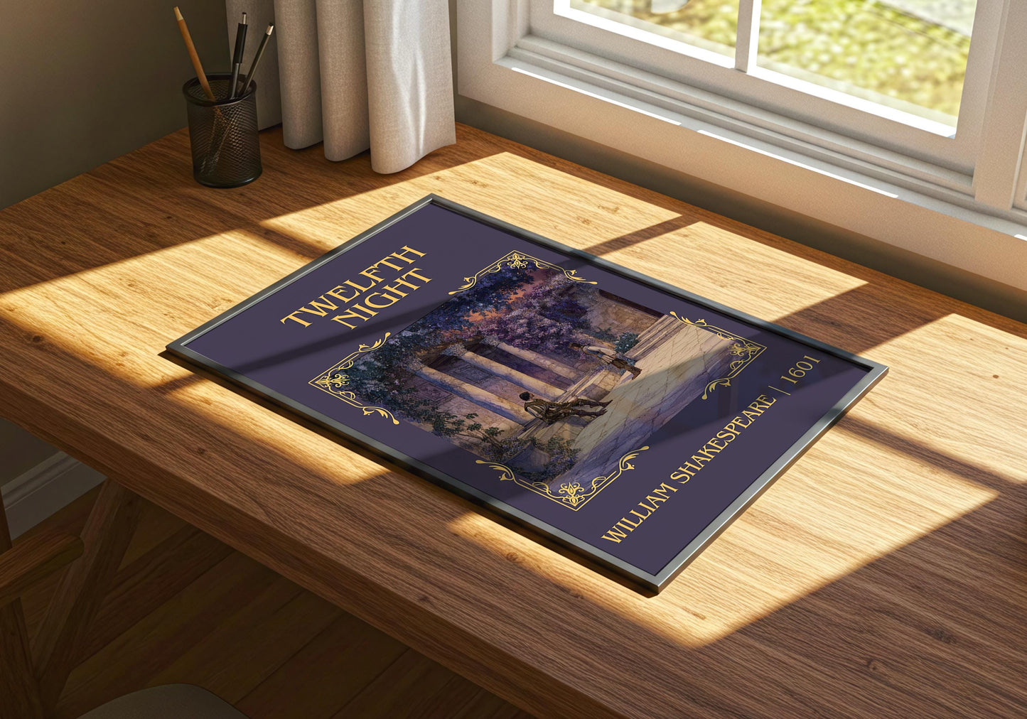 Twelfth Night by William Shakespeare | Descriptive Book Poster | Minimalist