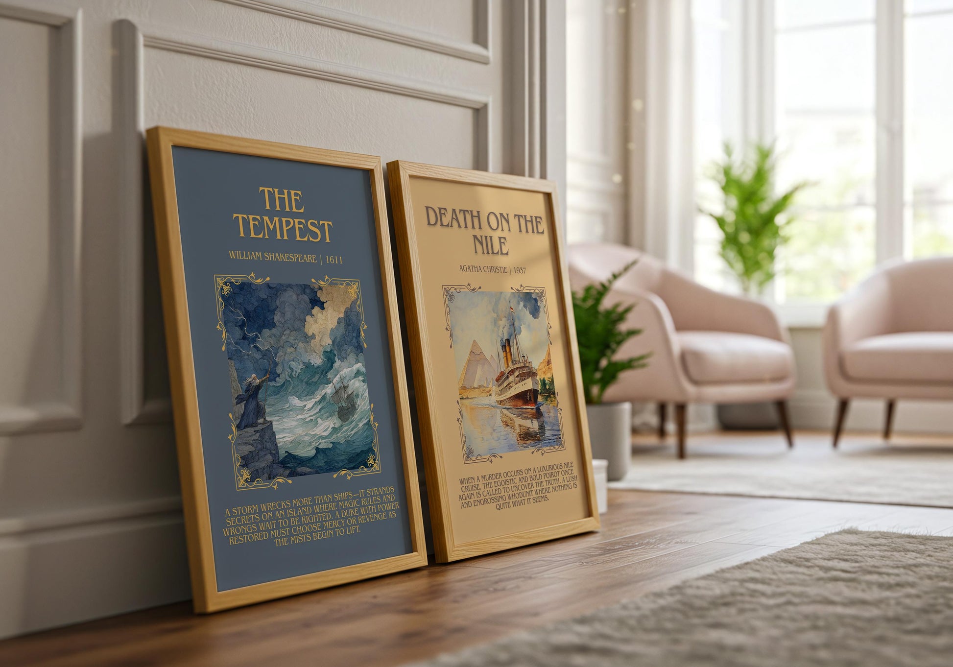 The Tempest by William Shakespeare | Descriptive Book Poster | Blurby