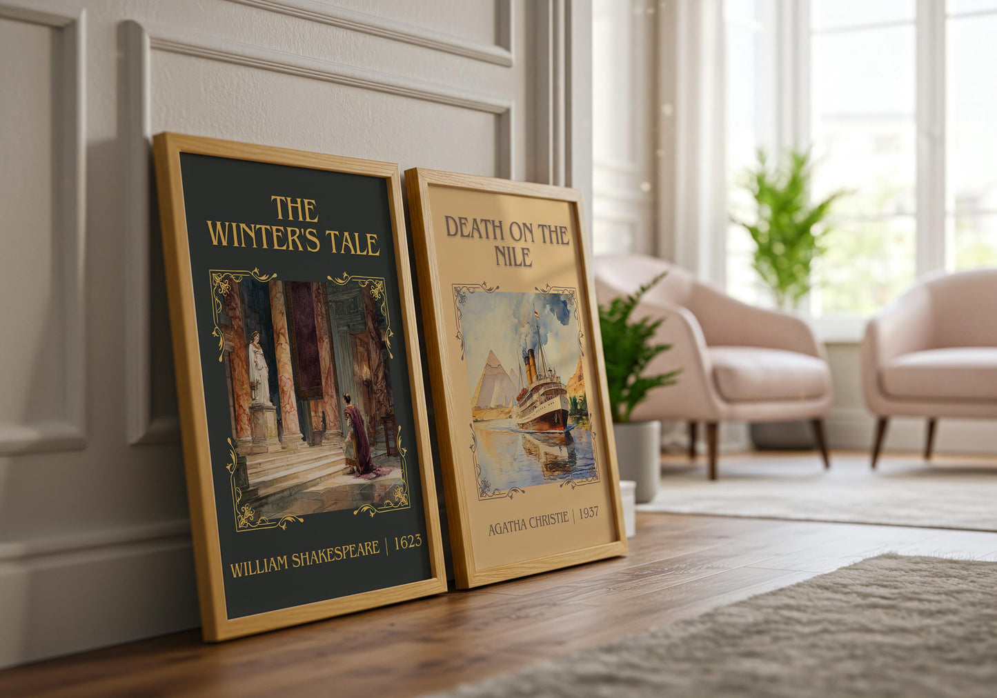 The Winter's Tale by William Shakespeare | Descriptive Book Poster | Minimalist