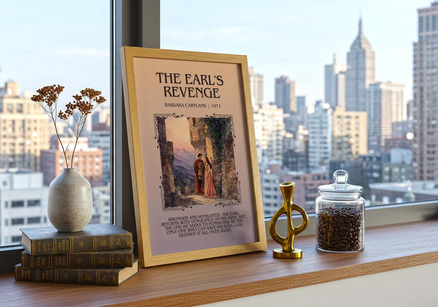 The Earl's Revenge by Barbara Cartland | Descriptive Book Poster | Blurby