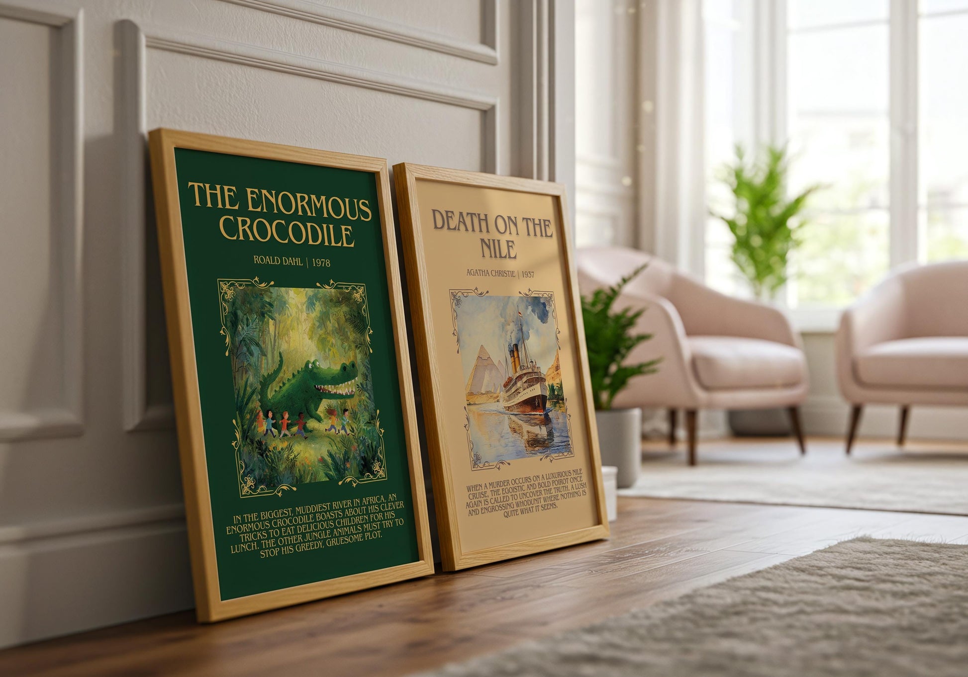 The Enormous Crocodile by Roald Dahl | Descriptive Book Poster | Blurby