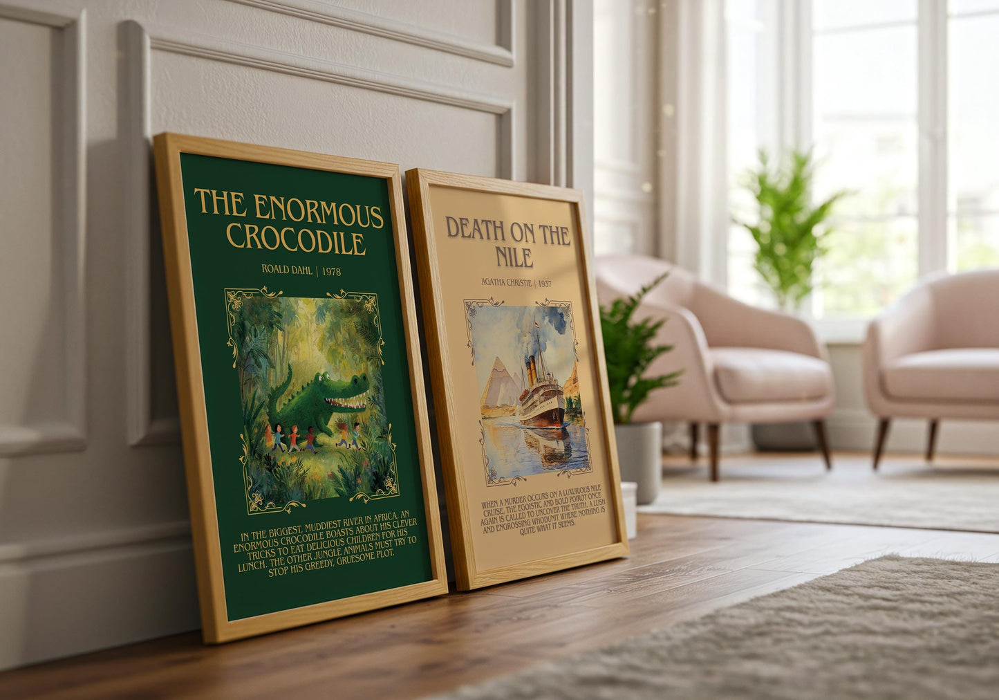 The Enormous Crocodile by Roald Dahl | Descriptive Book Poster | Blurby
