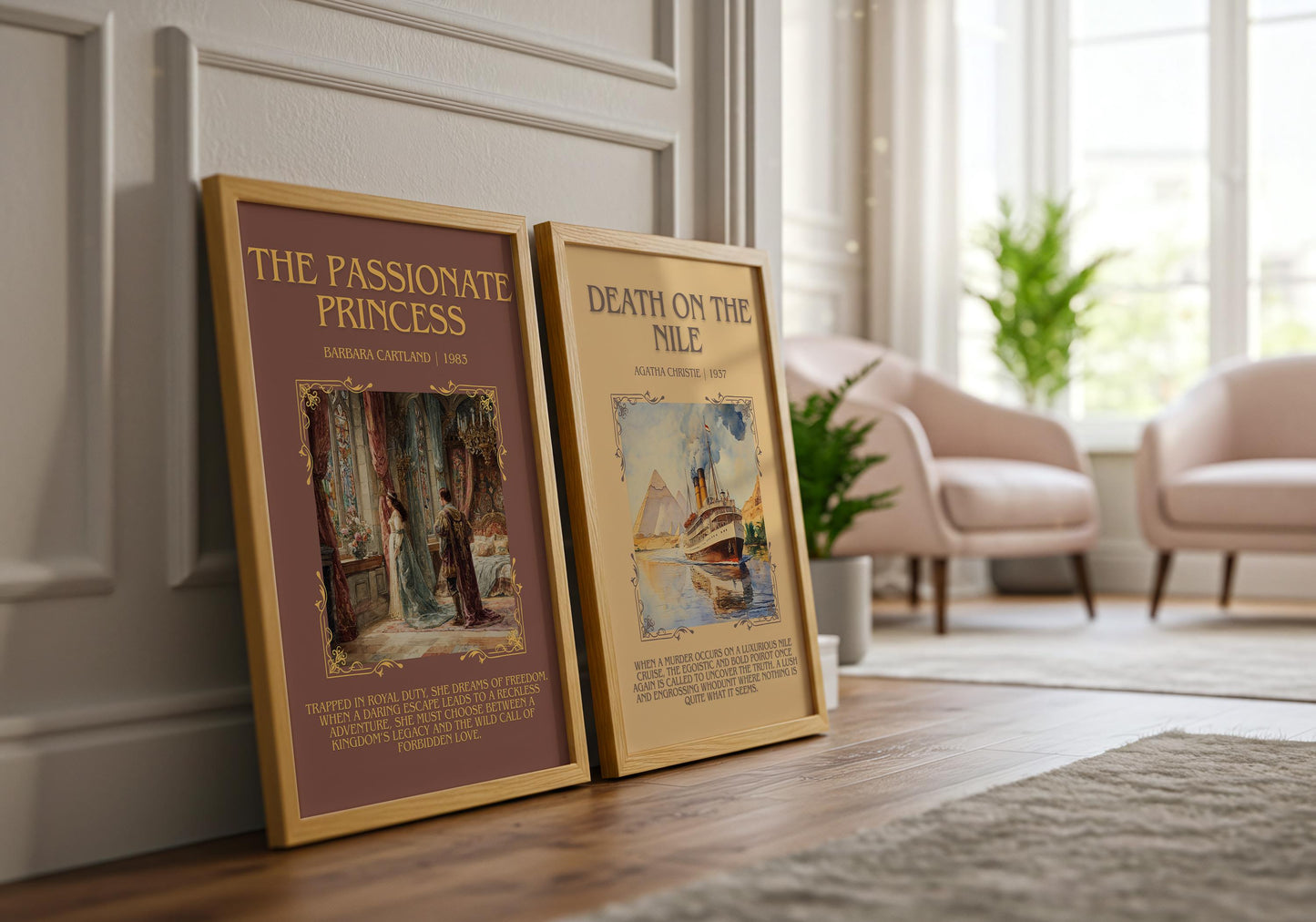 The Passionate Princess by Barbara Cartland | Descriptive Book Poster | Blurby