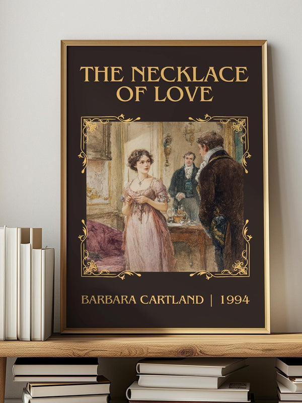 The Necklace of Love classic book art print paper finish options – matte satin gloss