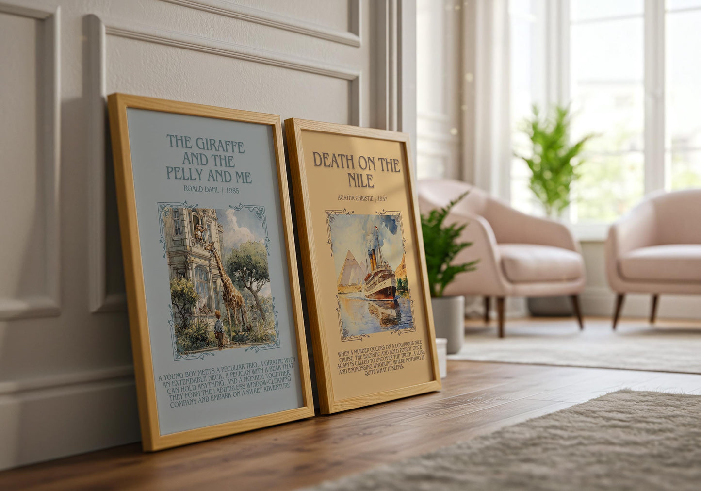 The Giraffe And The Pelly And Me by Roald Dahl | Descriptive Book Poster | Blurby