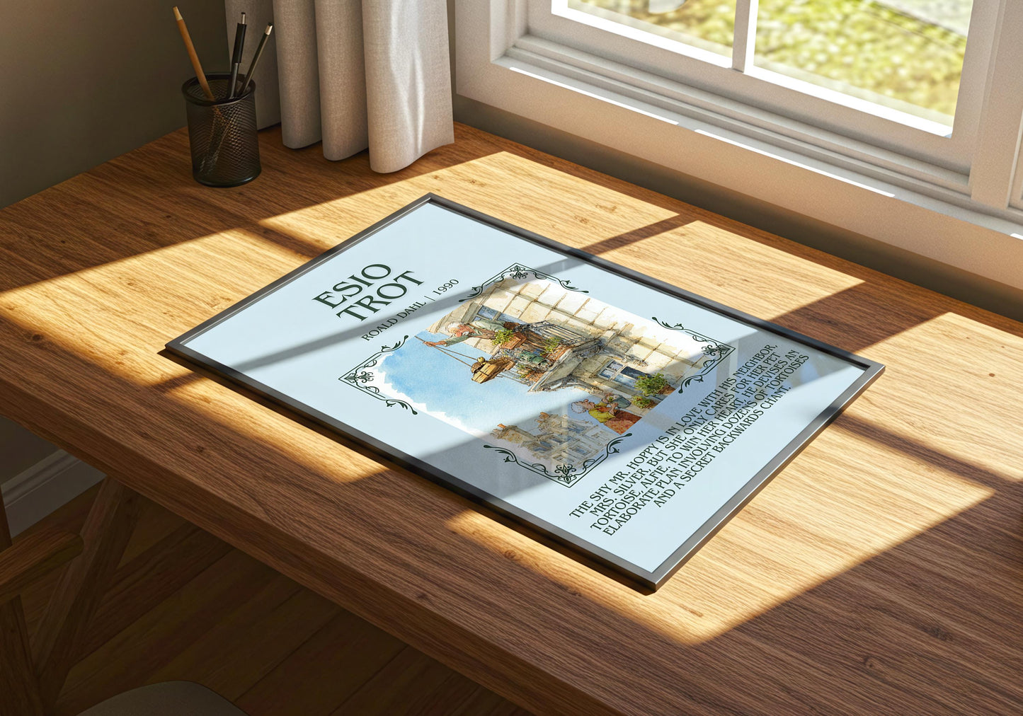 Esio Trot by Roald Dahl | Descriptive Book Poster | Blurby