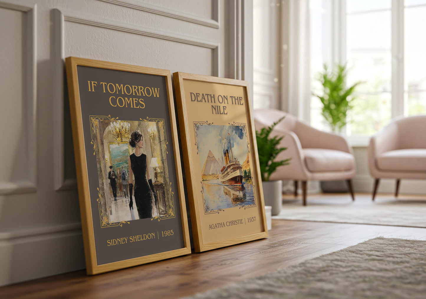 If Tomorrow Comes by Sidney Sheldon | Descriptive Book Poster | Minimalist