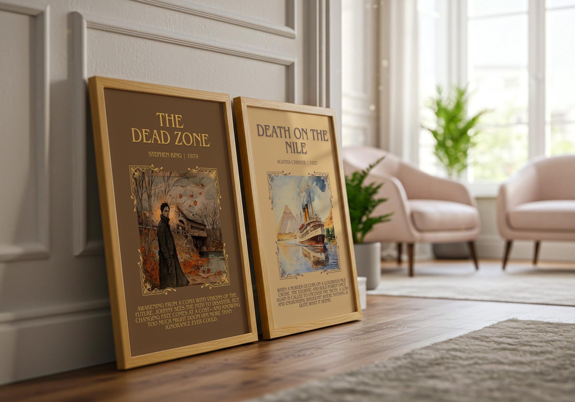 The Dead Zone by Stephen King | Descriptive Book Poster | Blurby