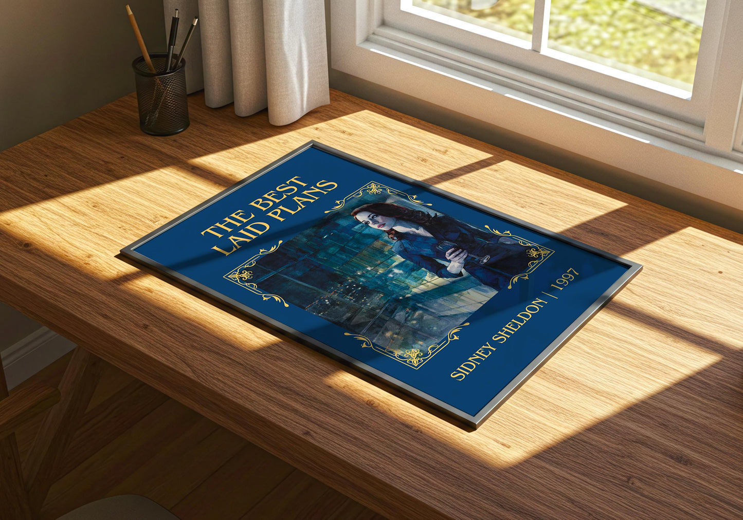 The Best Laid Plans by Sidney Sheldon | Descriptive Book Poster | Minimalist