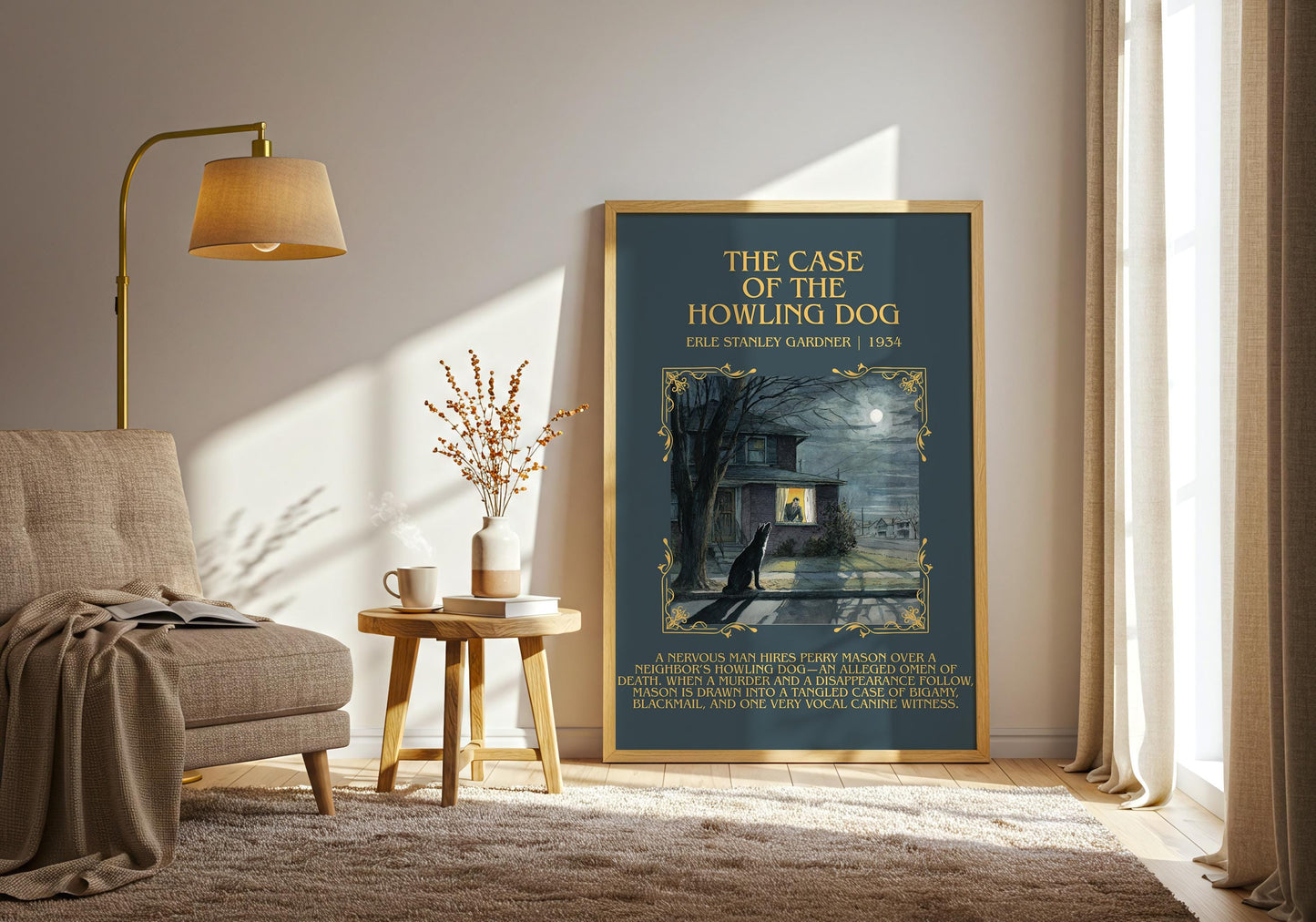 The Case Of The Howling Dog by Erle Stanley Gardner | Descriptive Book Poster | Blurby