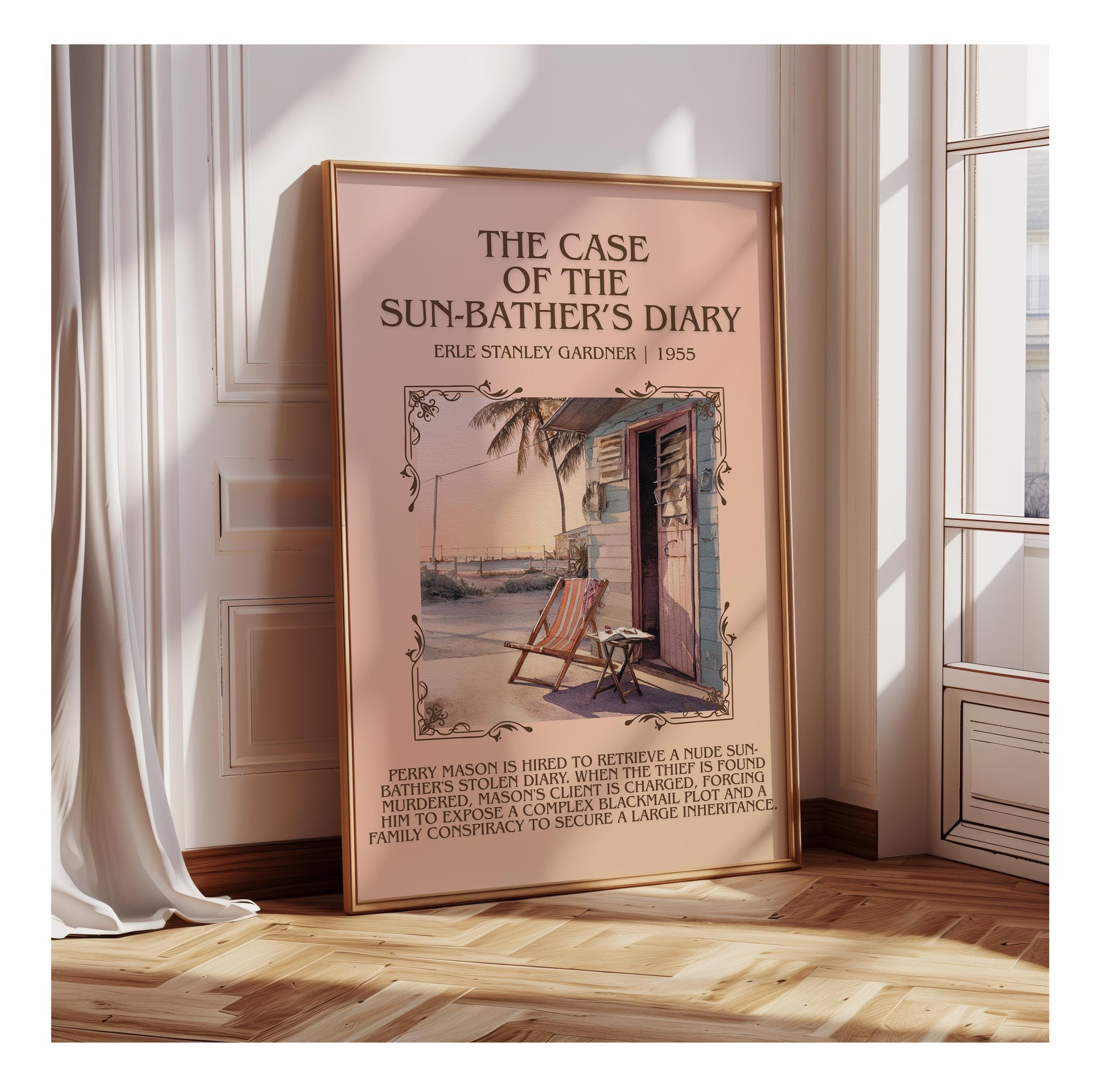 The Case Of The Sun-Bather's Diary by Erle Stanley Gardner | Descriptive Book Poster | Blurby