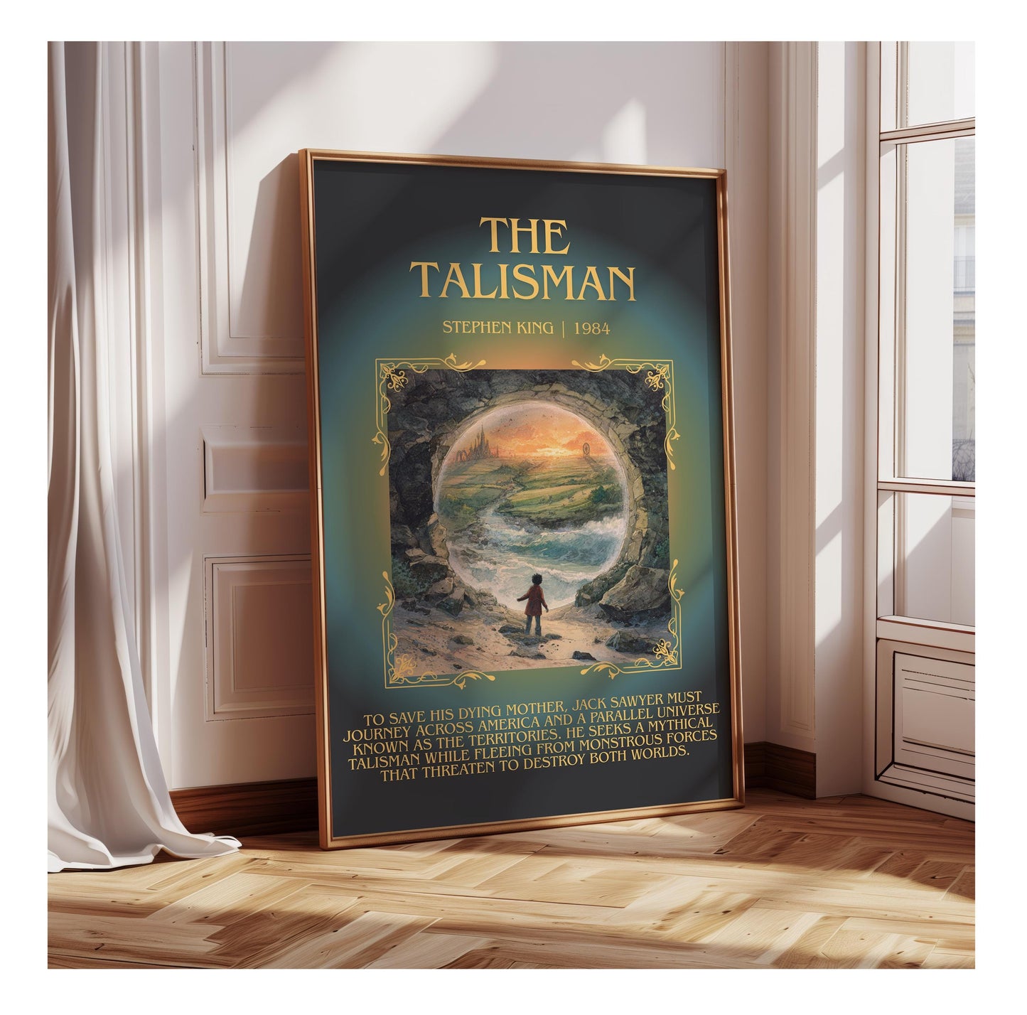 The Talisman by Stephen King | Descriptive Book Poster | Blurby