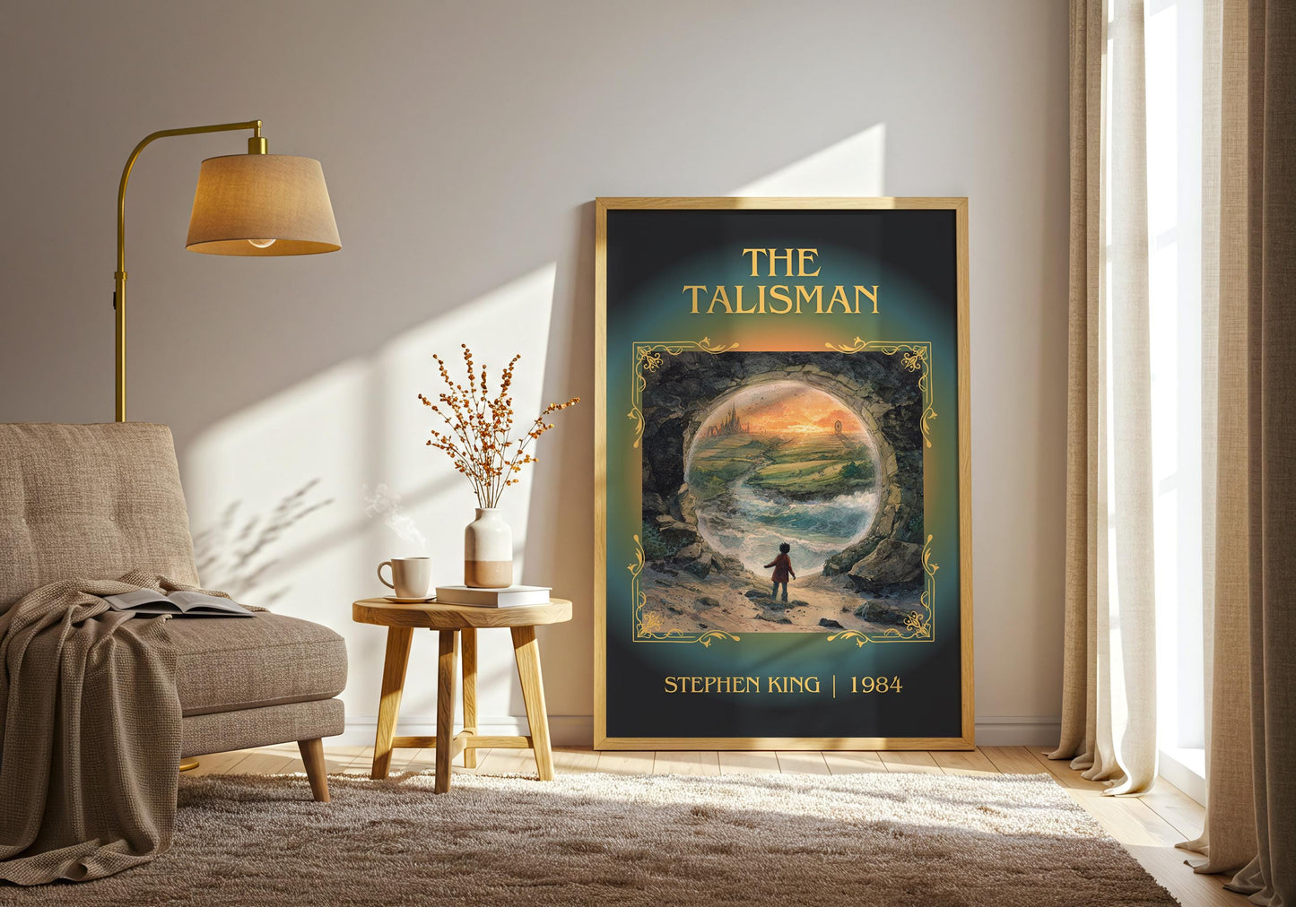 The Talisman by Stephen King | Descriptive Book Poster | Minimalist