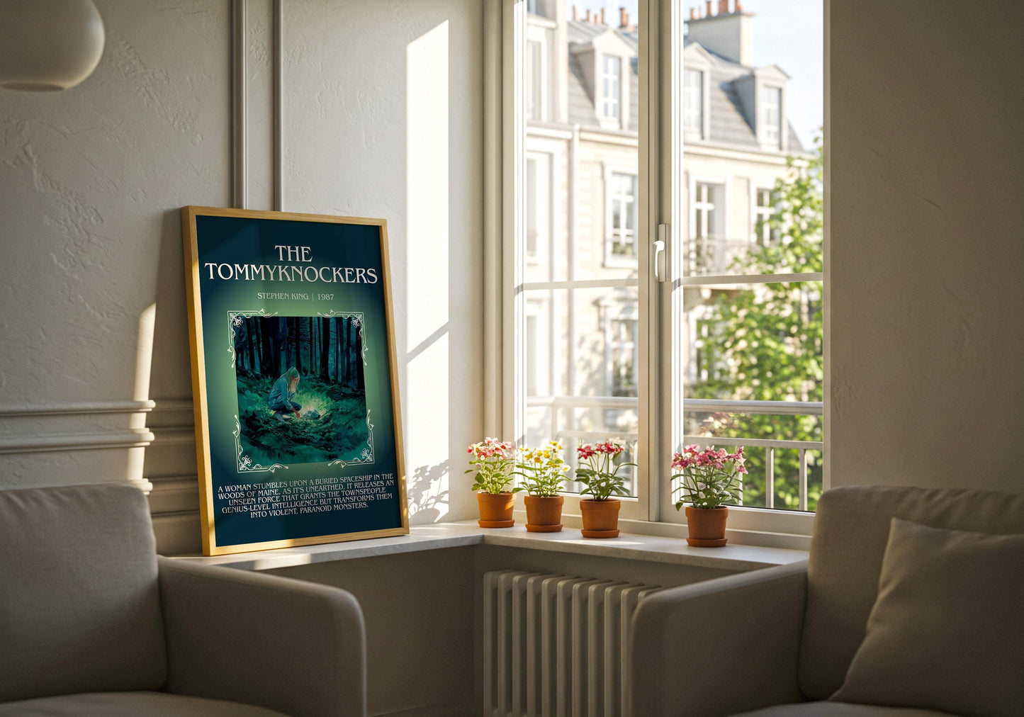 The Tommyknockers book poster packaging – museum-quality print rolled in protective tube