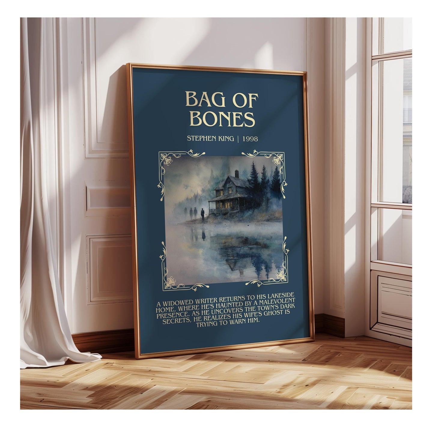 Bag Of Bones by Stephen King | Descriptive Book Poster | Blurby