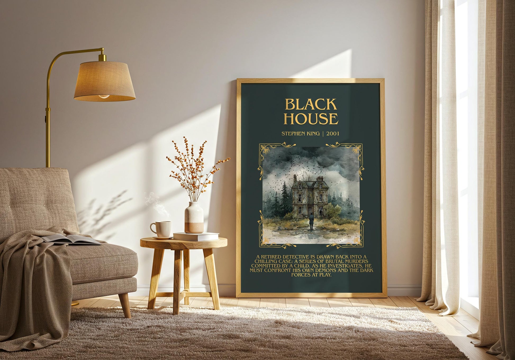 Black House by Stephen King | Descriptive Book Poster | Blurby