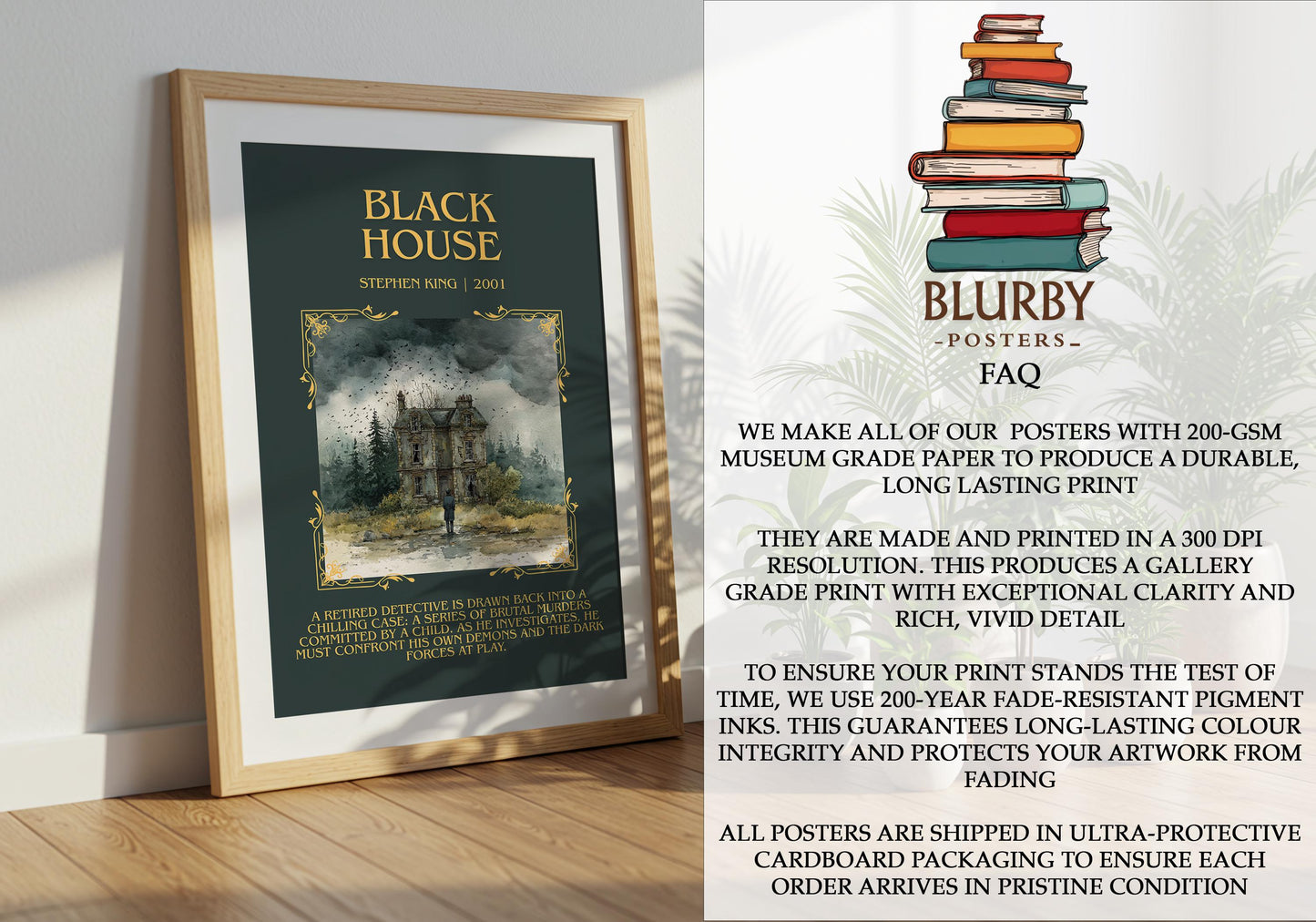 Black House by Stephen King | Descriptive Book Poster | Blurby
