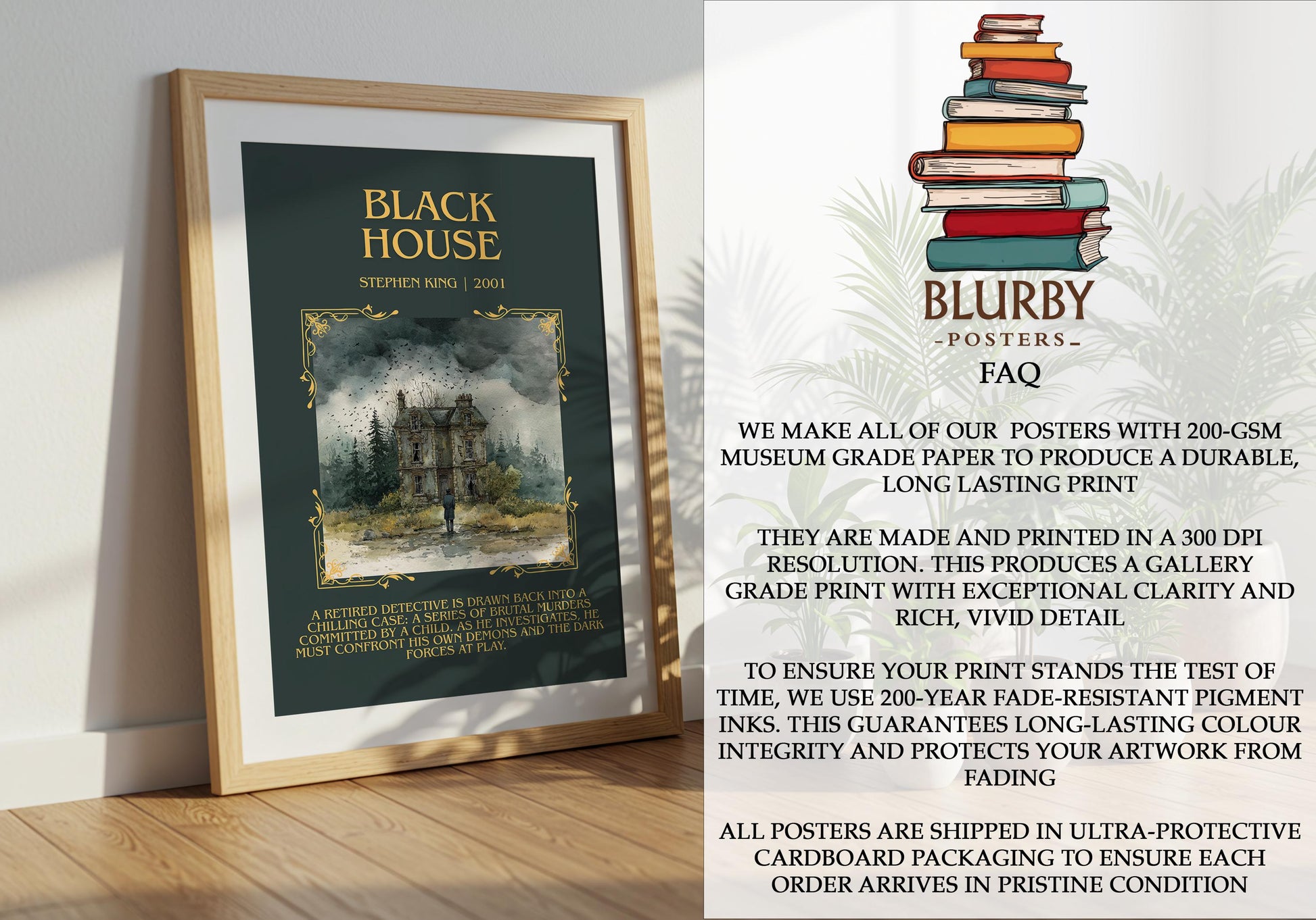 Black House by Stephen King | Descriptive Book Poster | Blurby