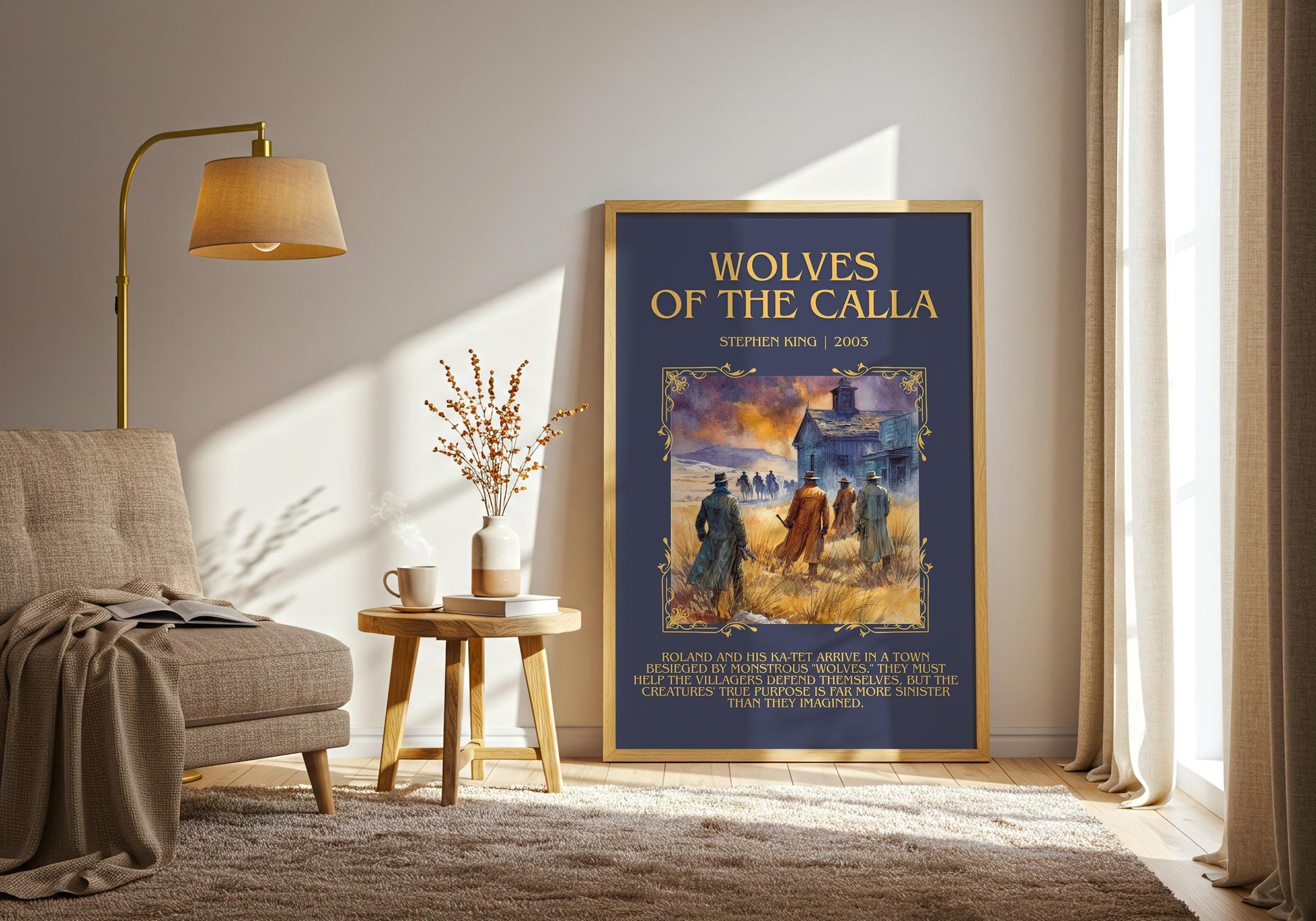 Wolves Of The Calla by Stephen King | Descriptive Book Poster | Blurby