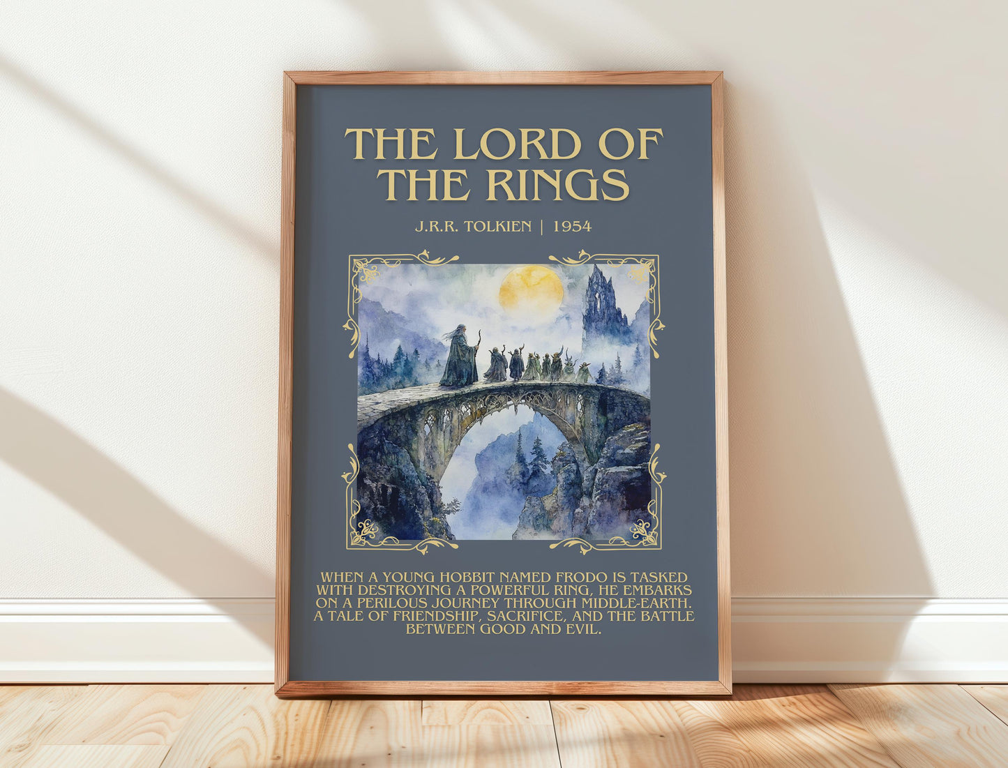 The Lord Of The Rings by J.R.R. Tolkien | Descriptive Book Poster | Blurby
