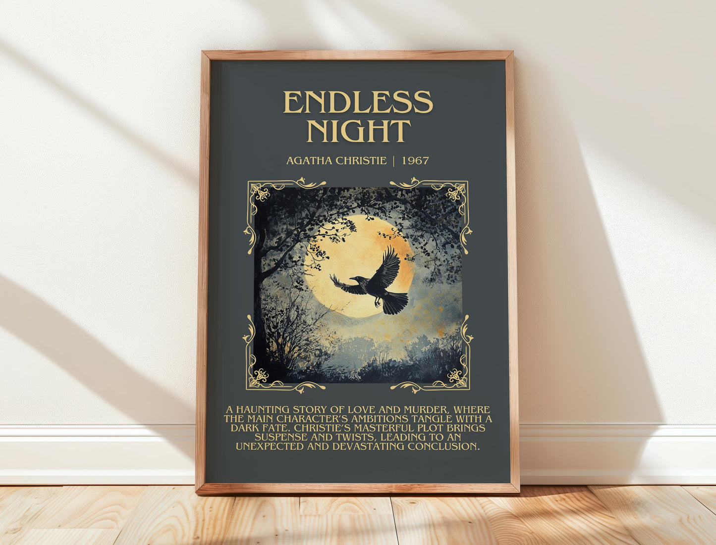 Endless Night by Agatha Christie | Descriptive Book Poster | Blurby