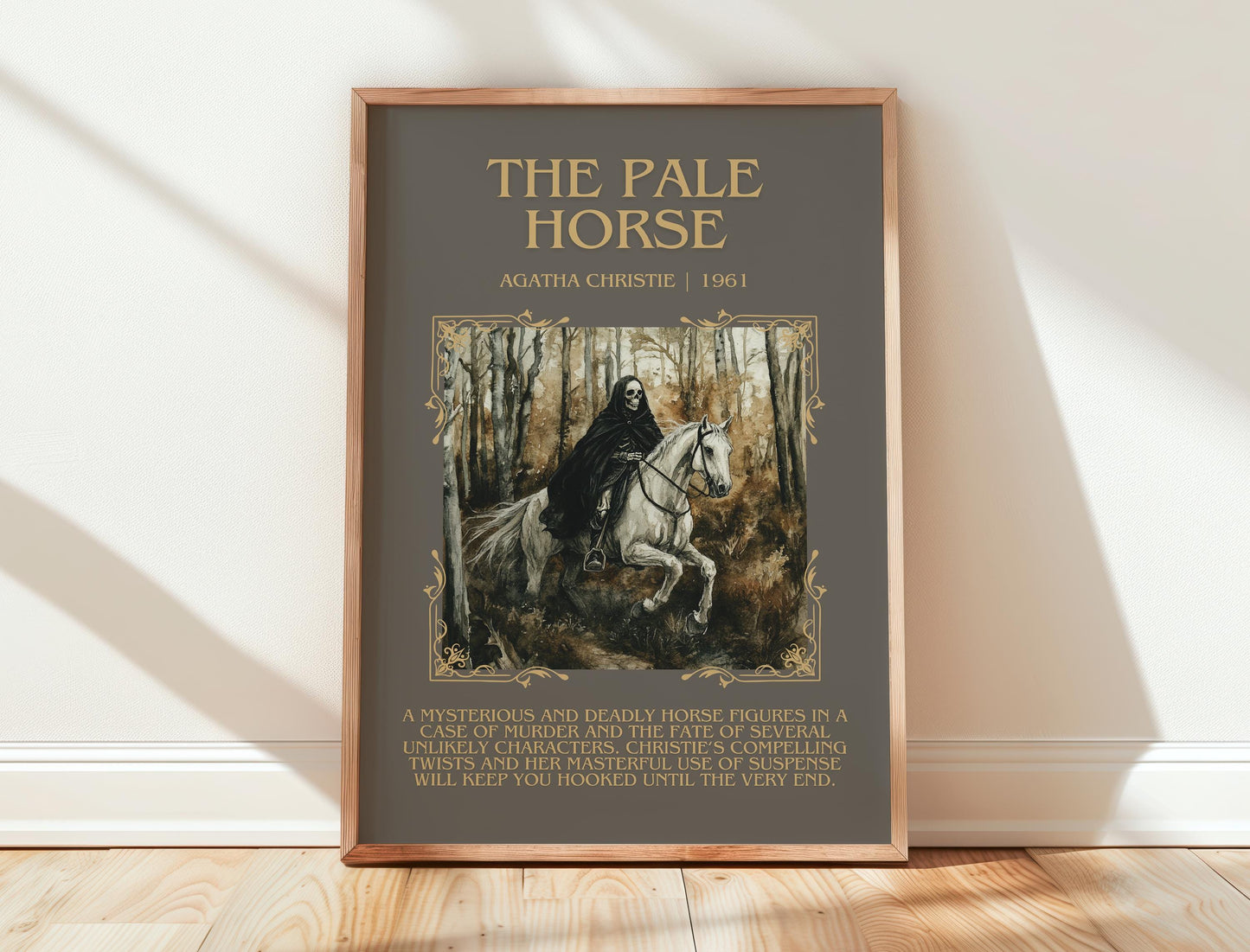 The Pale Horse by Agatha Christie | Descriptive Book Poster | Blurby