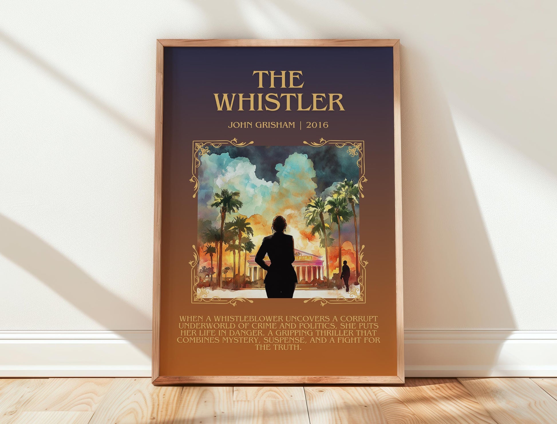 The Whistler by John Grisham | Descriptive Book Poster | Blurby