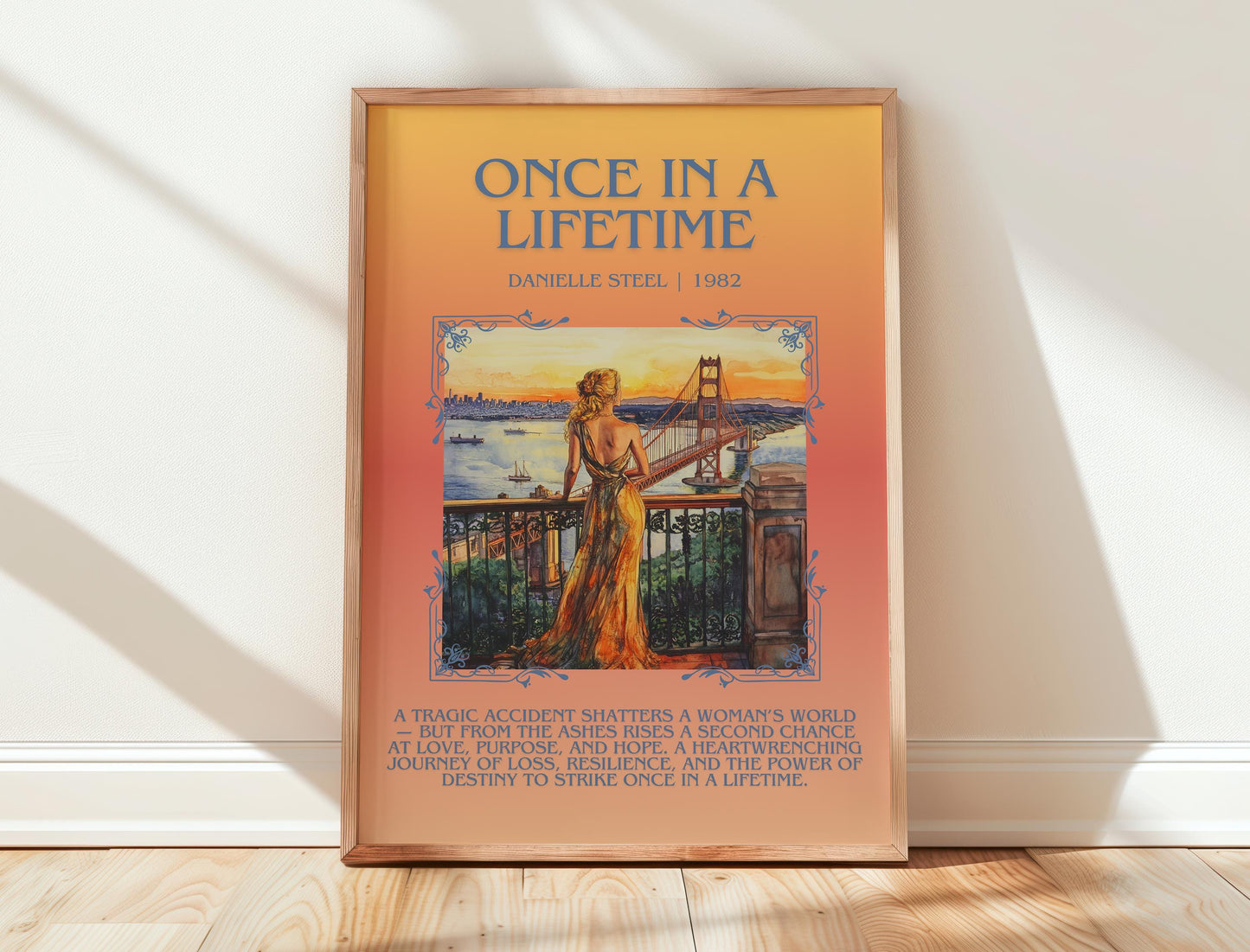 Once In A Lifetime by Danielle Steel | Descriptive Book Poster | Blurby