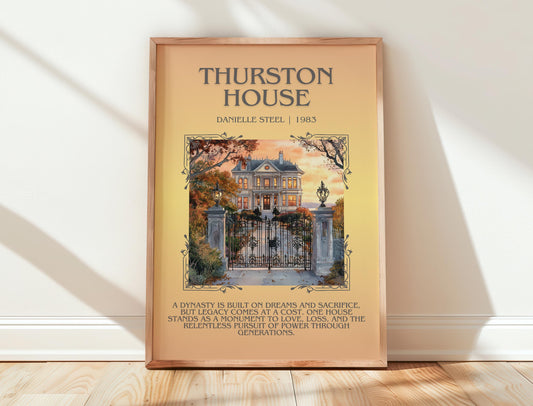 Thurston House by Danielle Steel | Descriptive Book Poster | Blurby