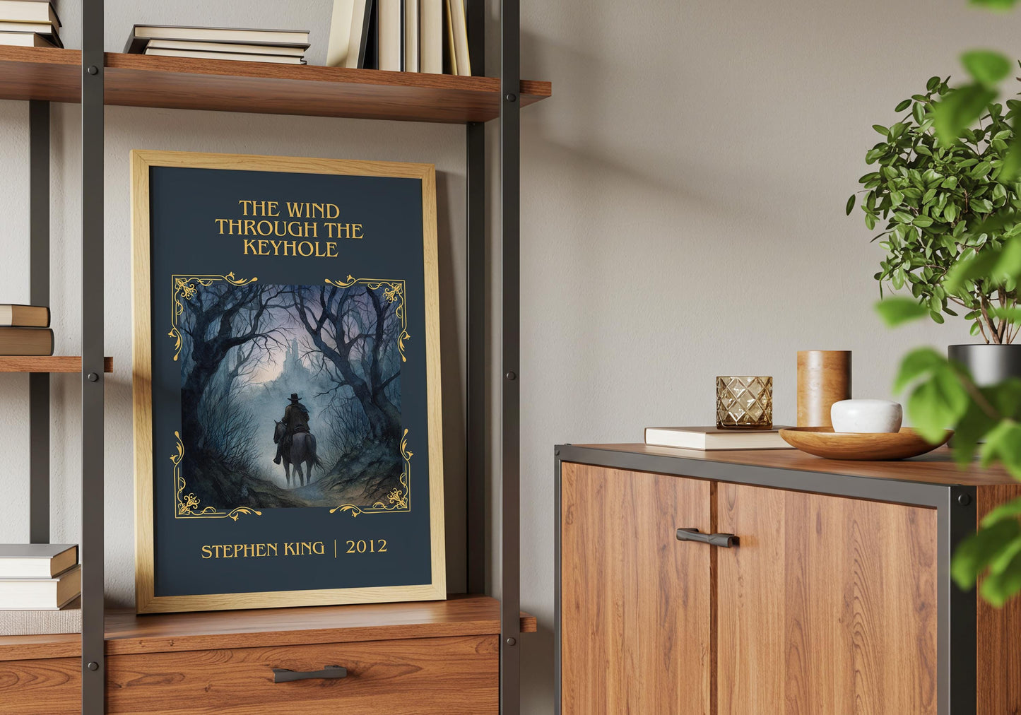 The Wind Through The Keyhole by Stephen King | Descriptive Book Poster | Minimalist