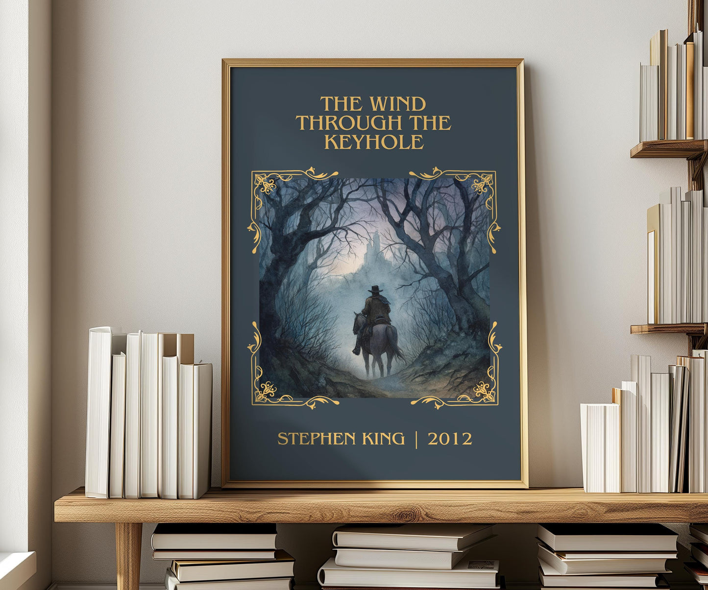 The Wind Through The Keyhole by Stephen King | Descriptive Book Poster | Minimalist