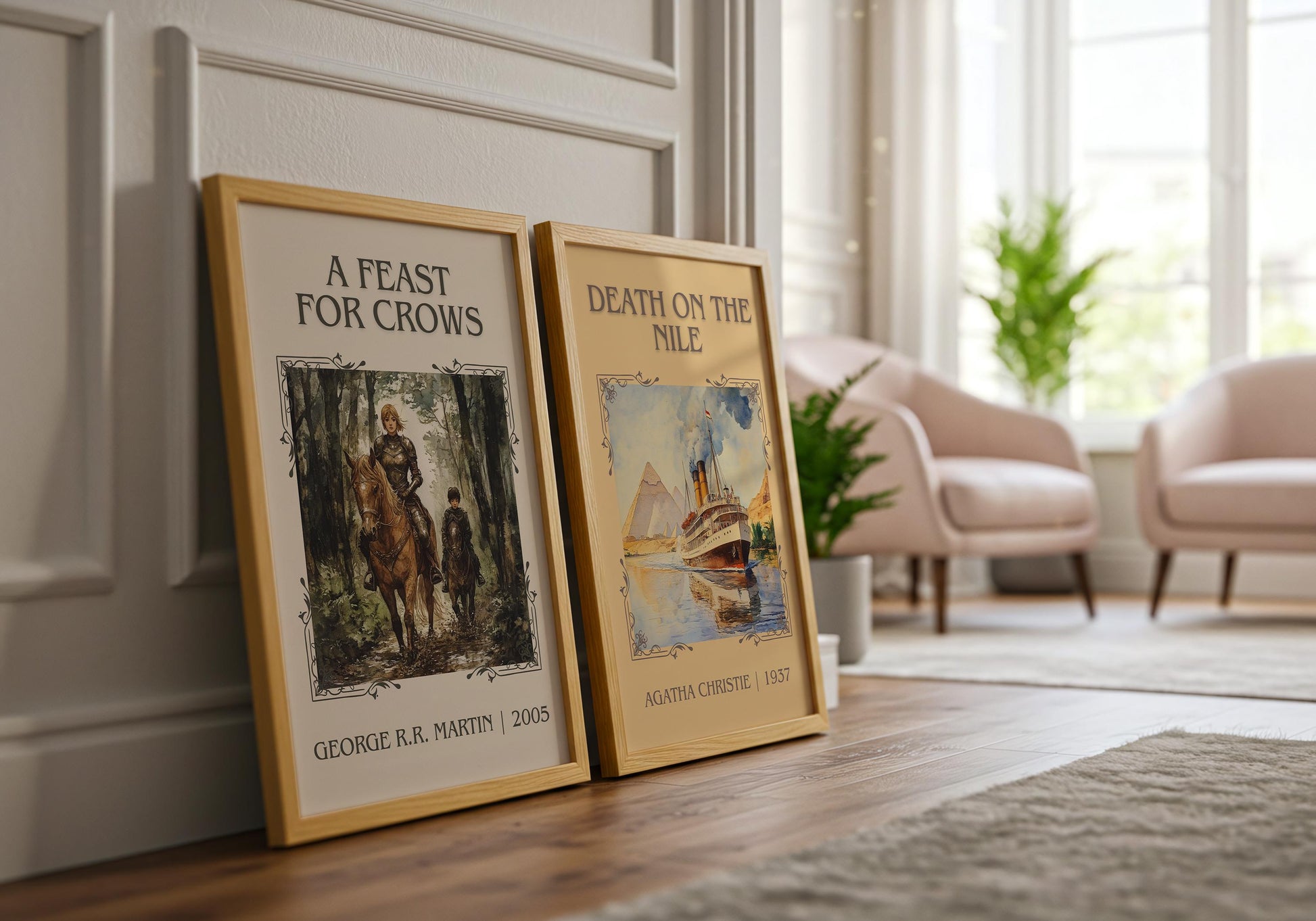 A Feast For Crows by George R.R. Martin | Descriptive Book Poster | Minimalist